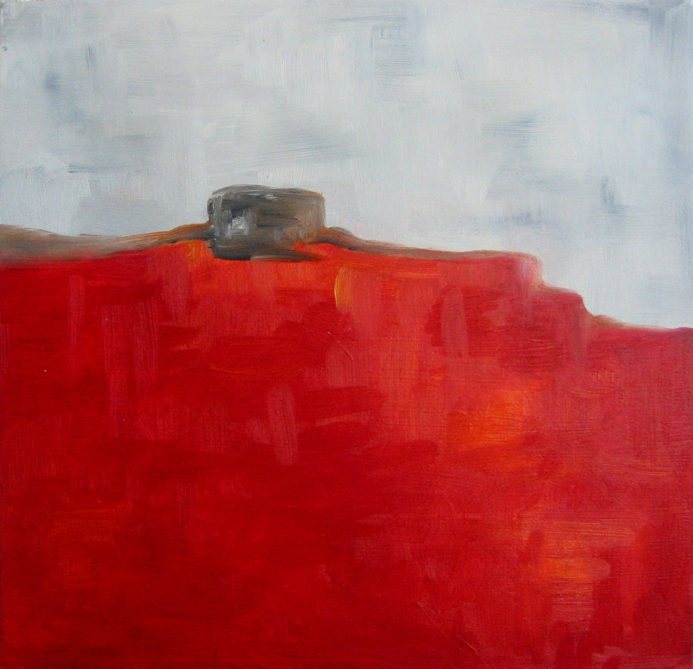 Tetris - oil on canvas 5” x 6”