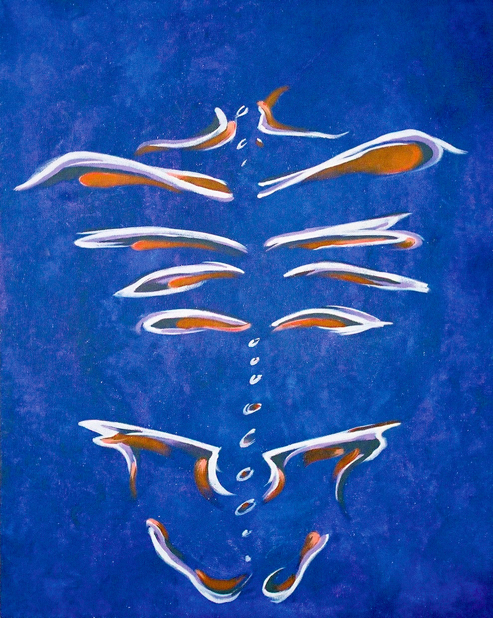 Hollow - acrylic on canvas 24” x 30”