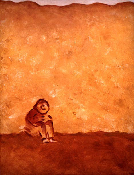 Lonely - acrylic on canvas