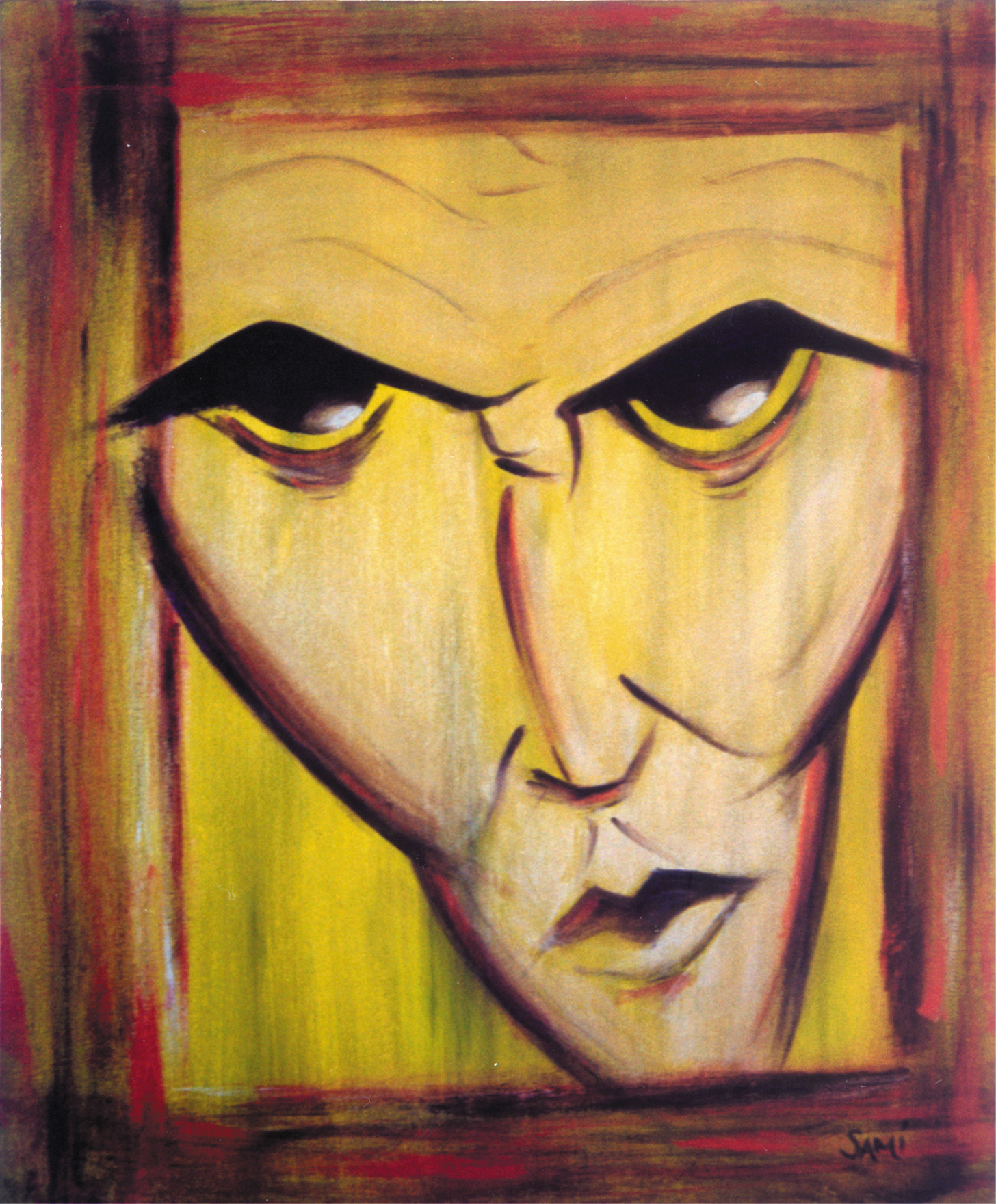 Revenge - acrylic on canvas 23” x 40”