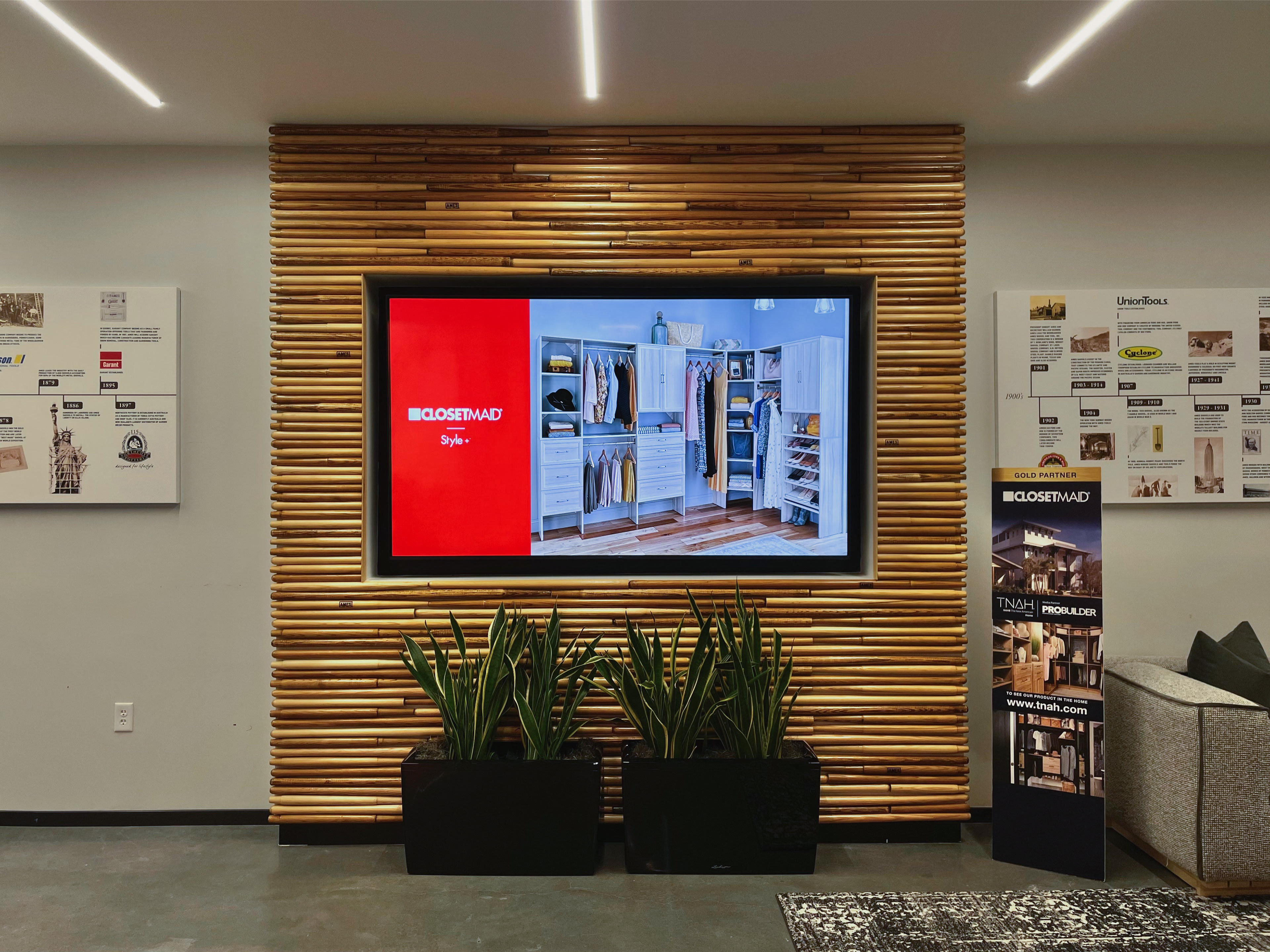 Video displayed at The AMES Companies Headquarters 