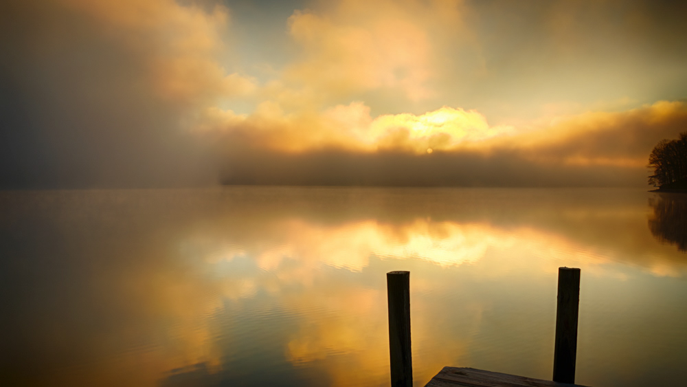 sunrise, Lake Hamilton