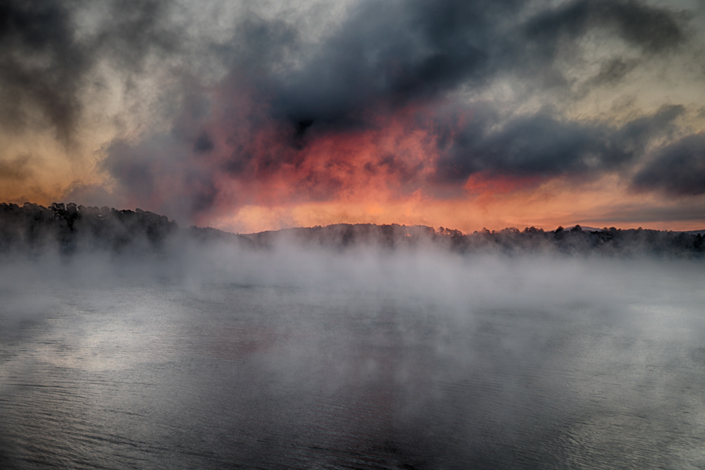 sunrise, Lake Hamilton