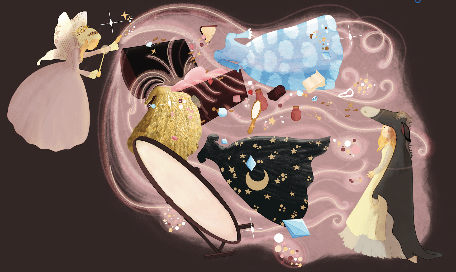 Double page Peau d'Ane