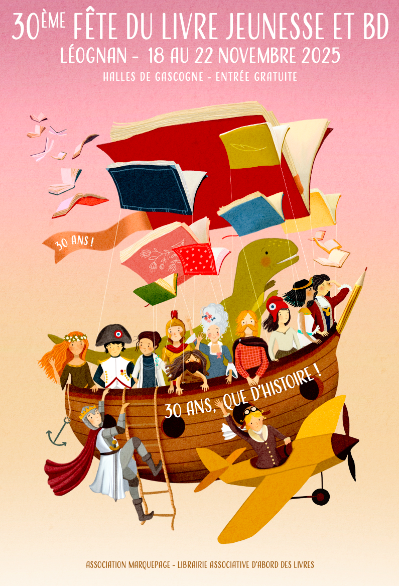 Bateau livre - Fête du livre jeunesse et BD Léognan