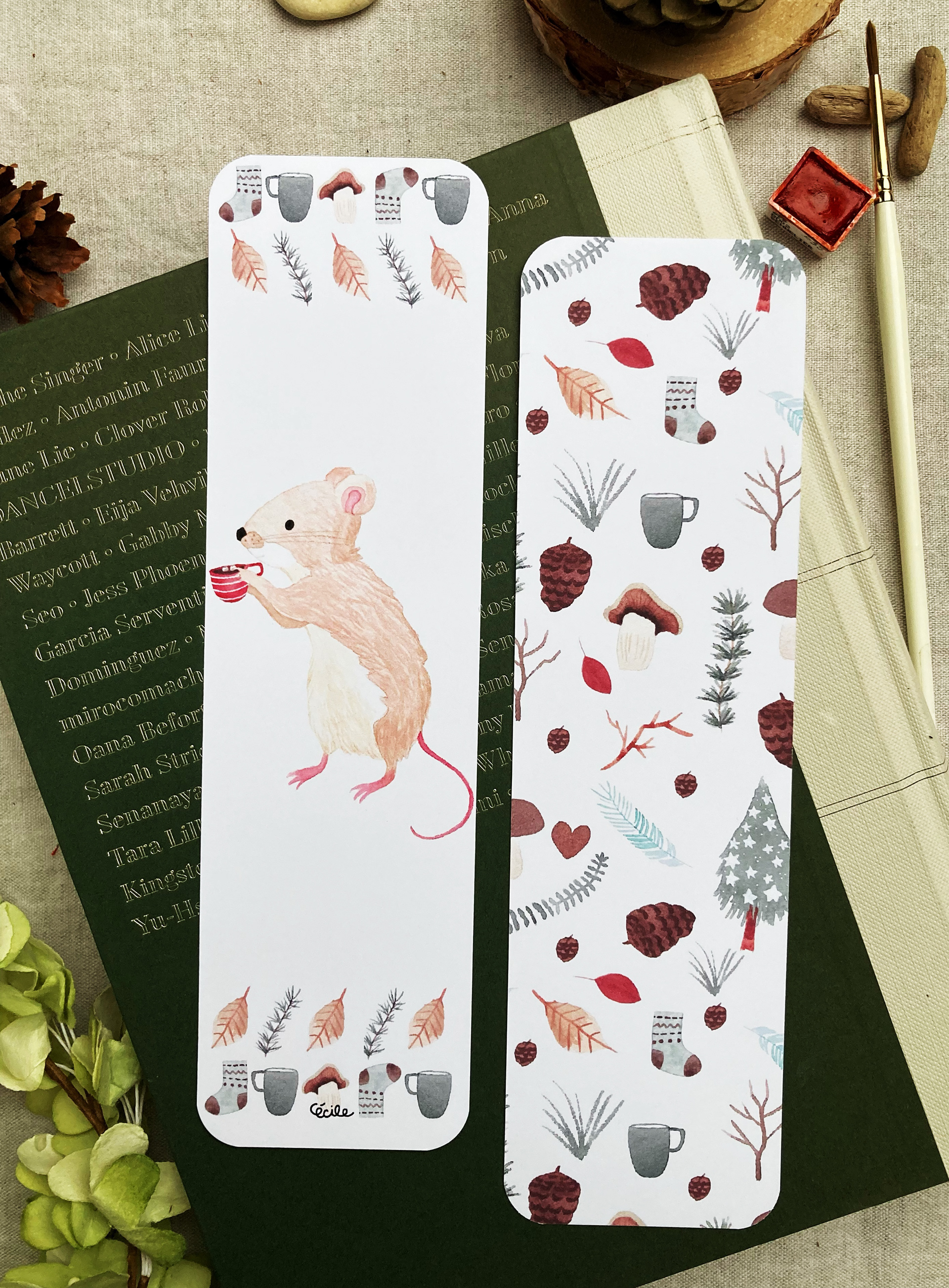 Marque page souris
