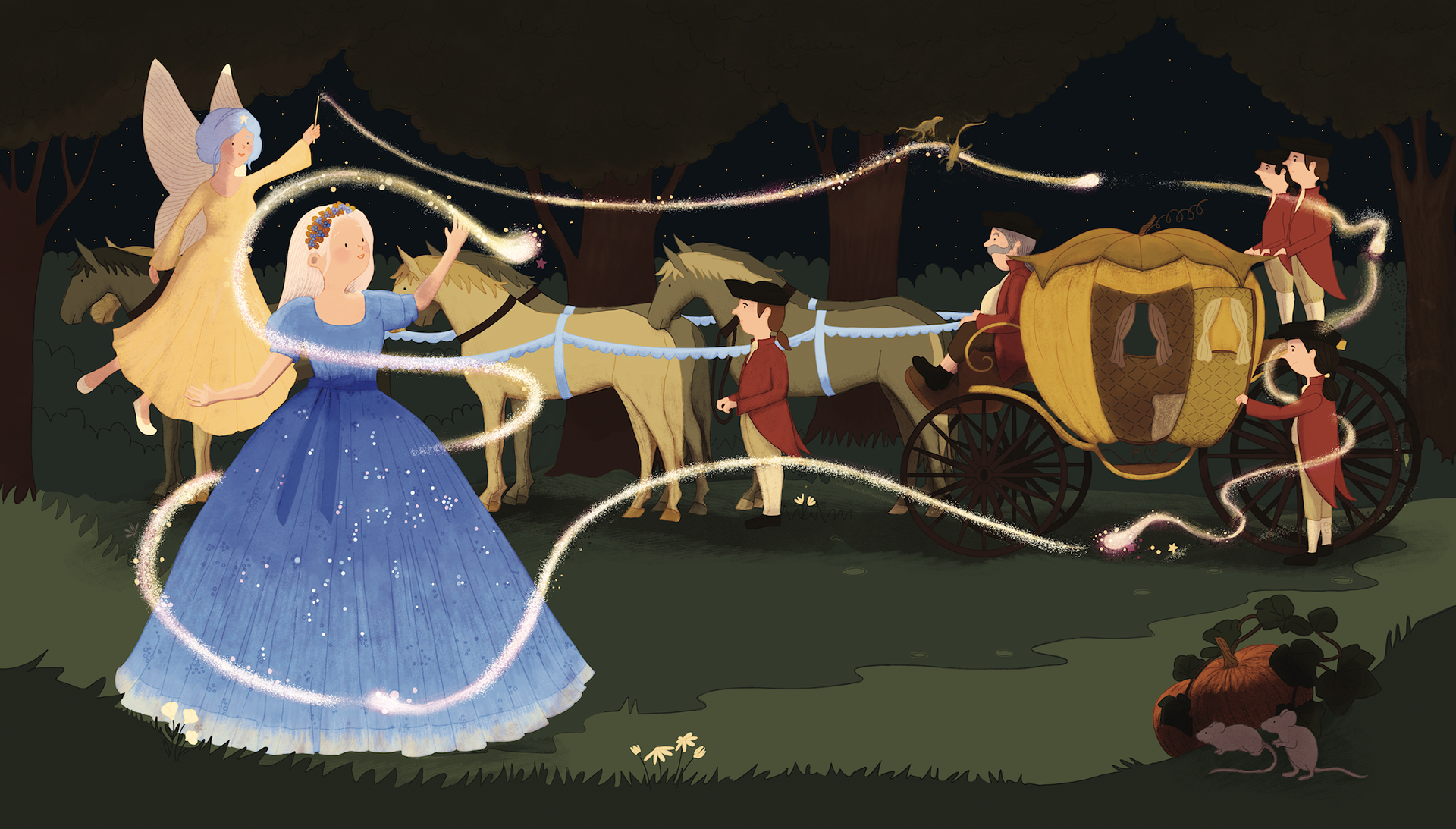 Double page Cendrillon