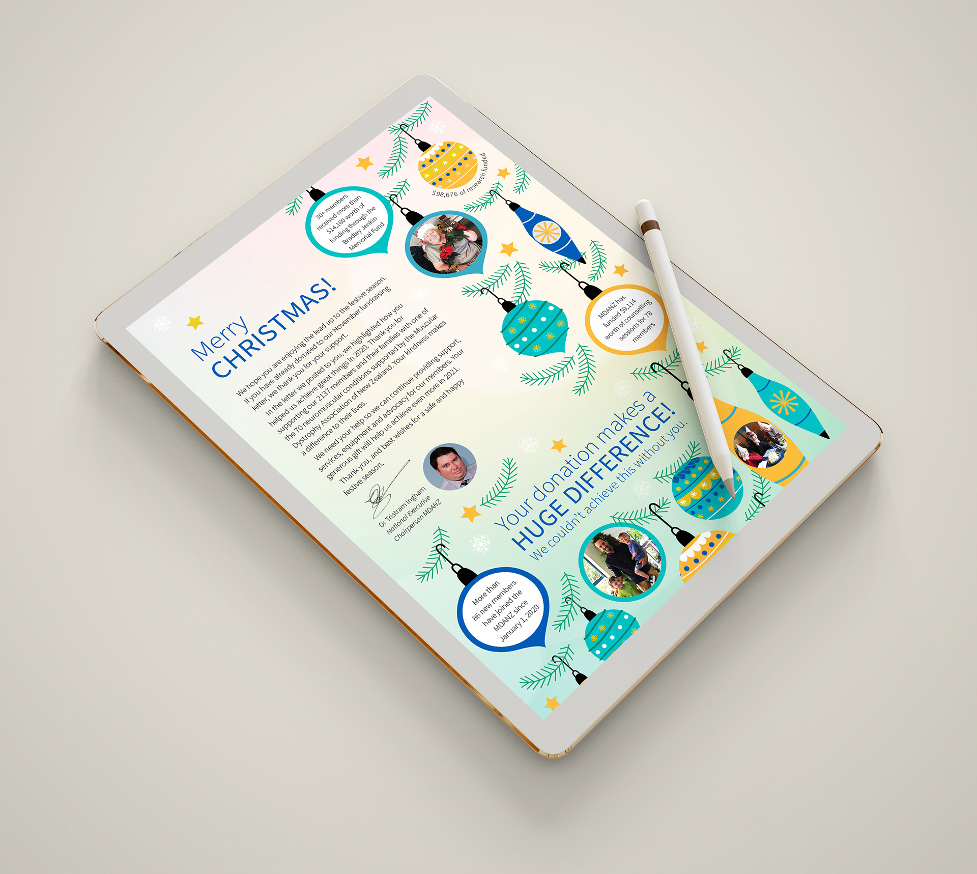 EDM – design, layout, typography.