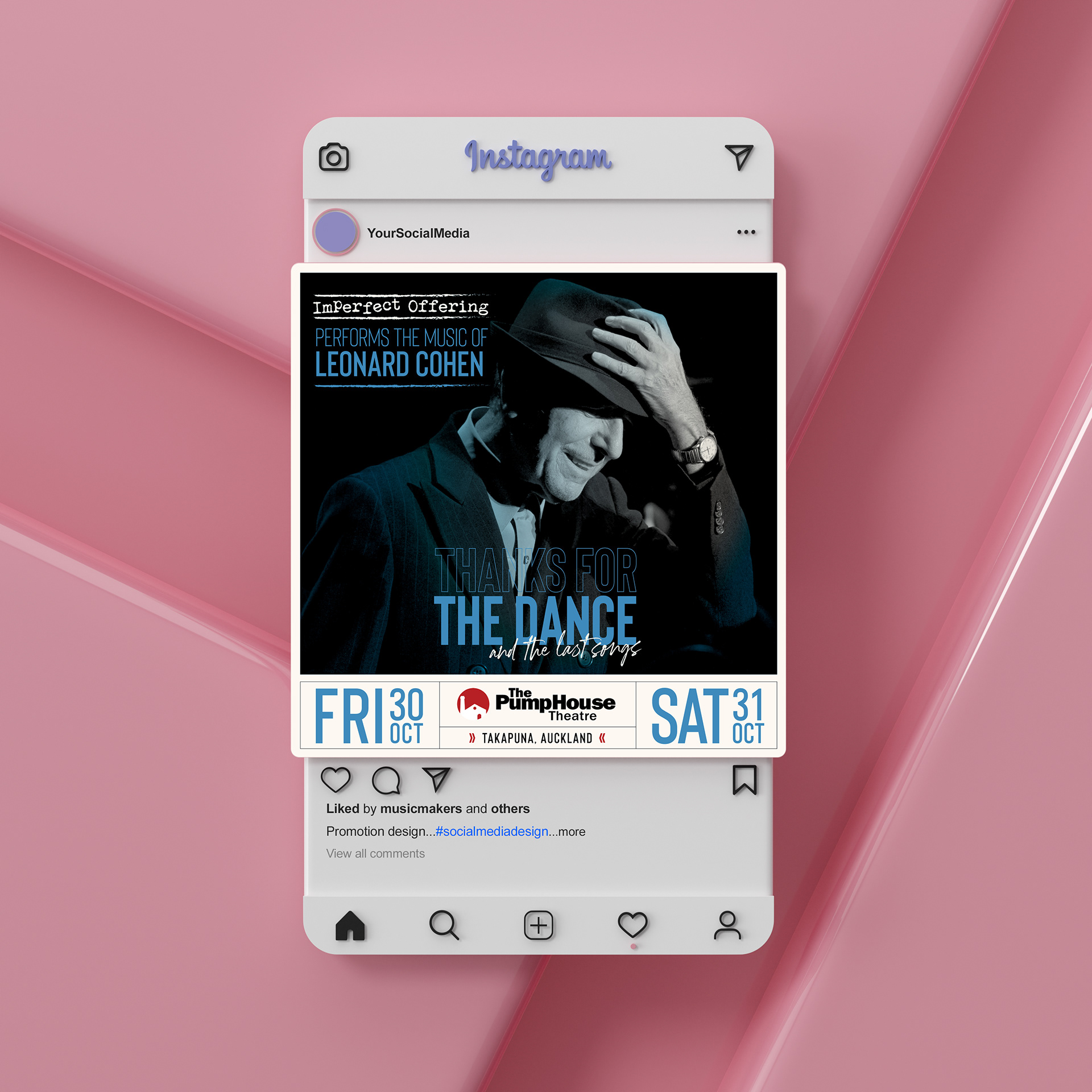 Art Direction, design, typography, promo.