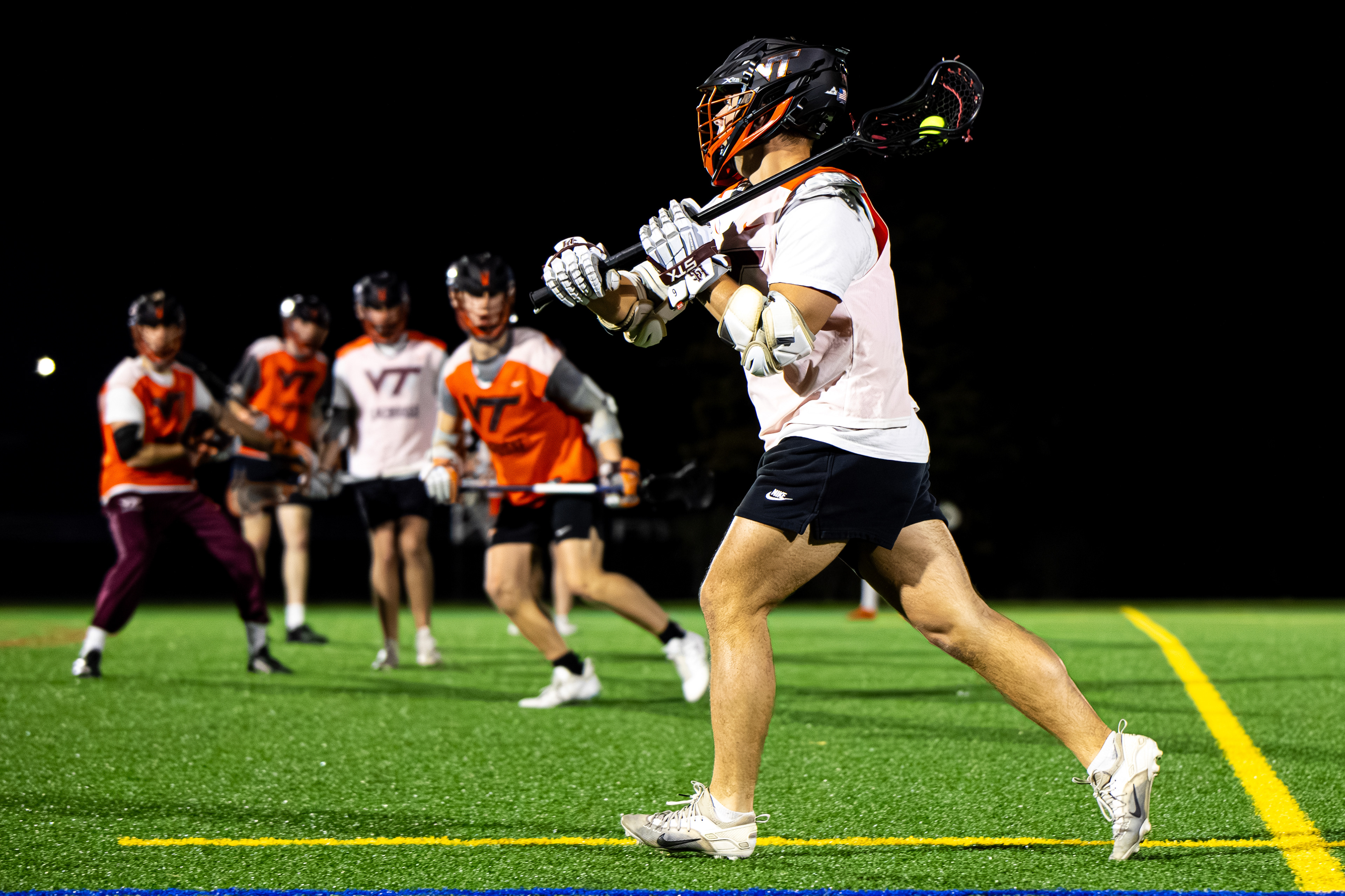 Christopher Valente (49) advances the ball on Oct. 29, 2024. (Thomas Bray/JMC 4114)