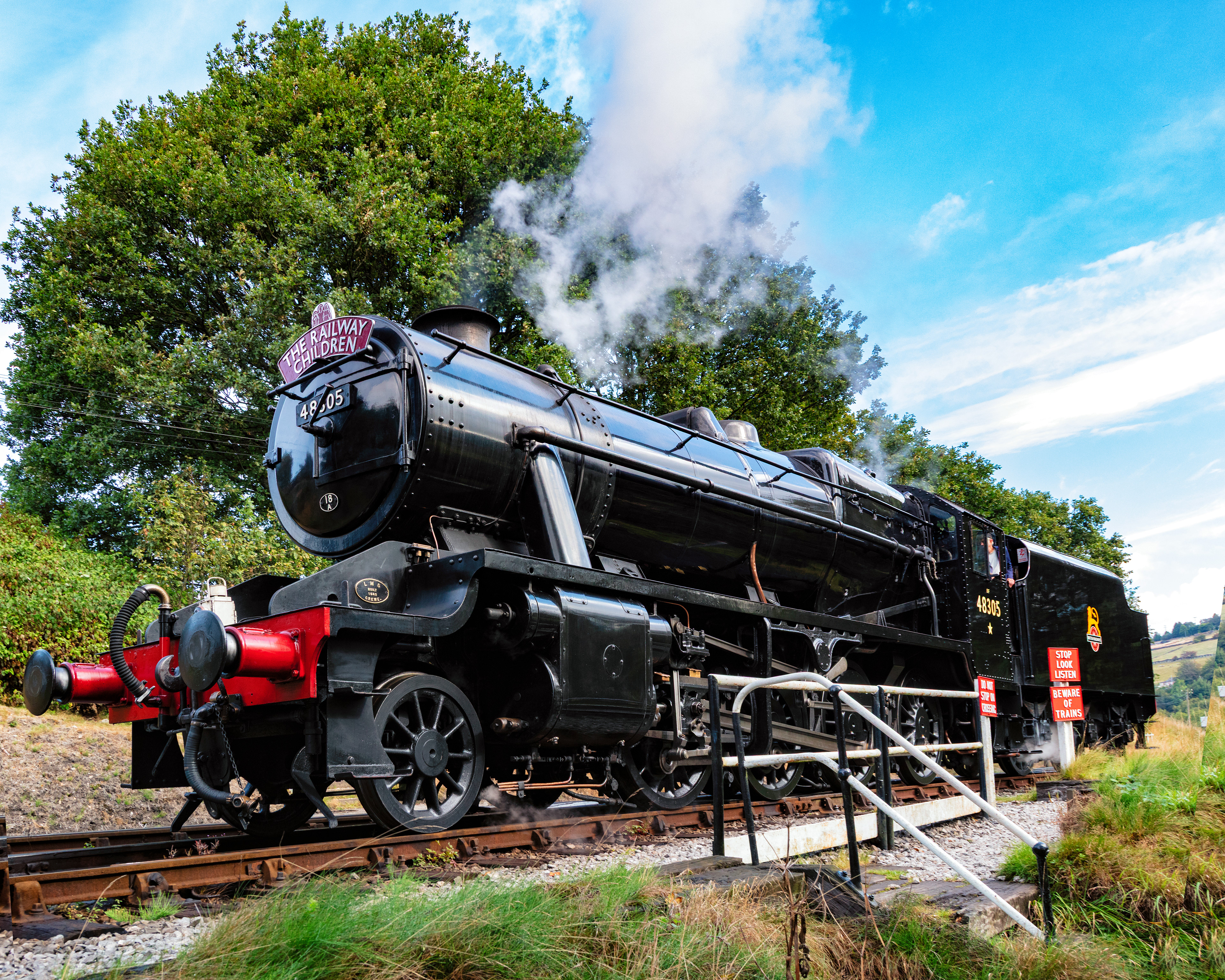 Stanier 8F 48305 at Oxenhope - 2224