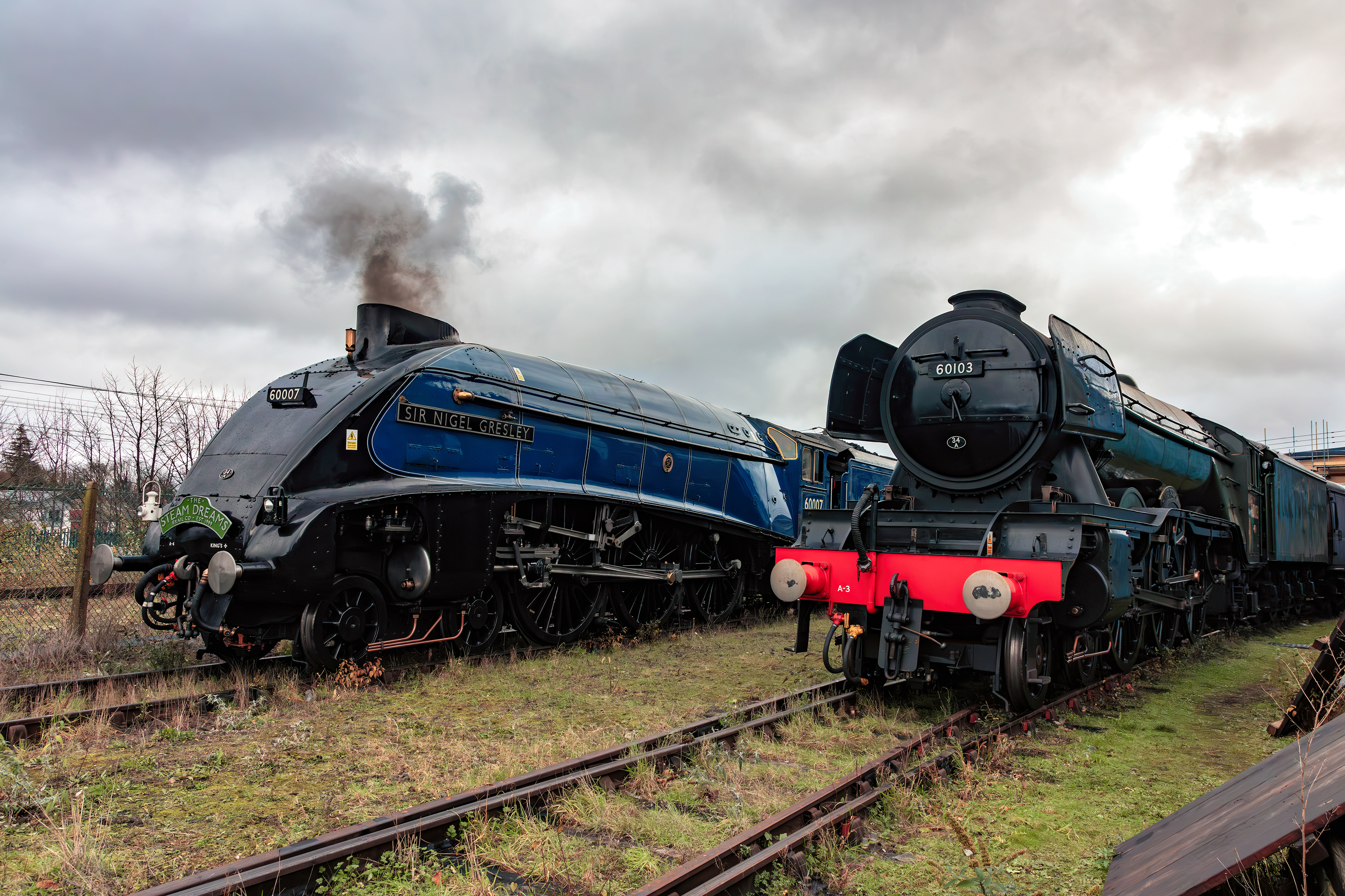 Sir Nigel Gresley & Flying Scotsman at the NRM - 0742