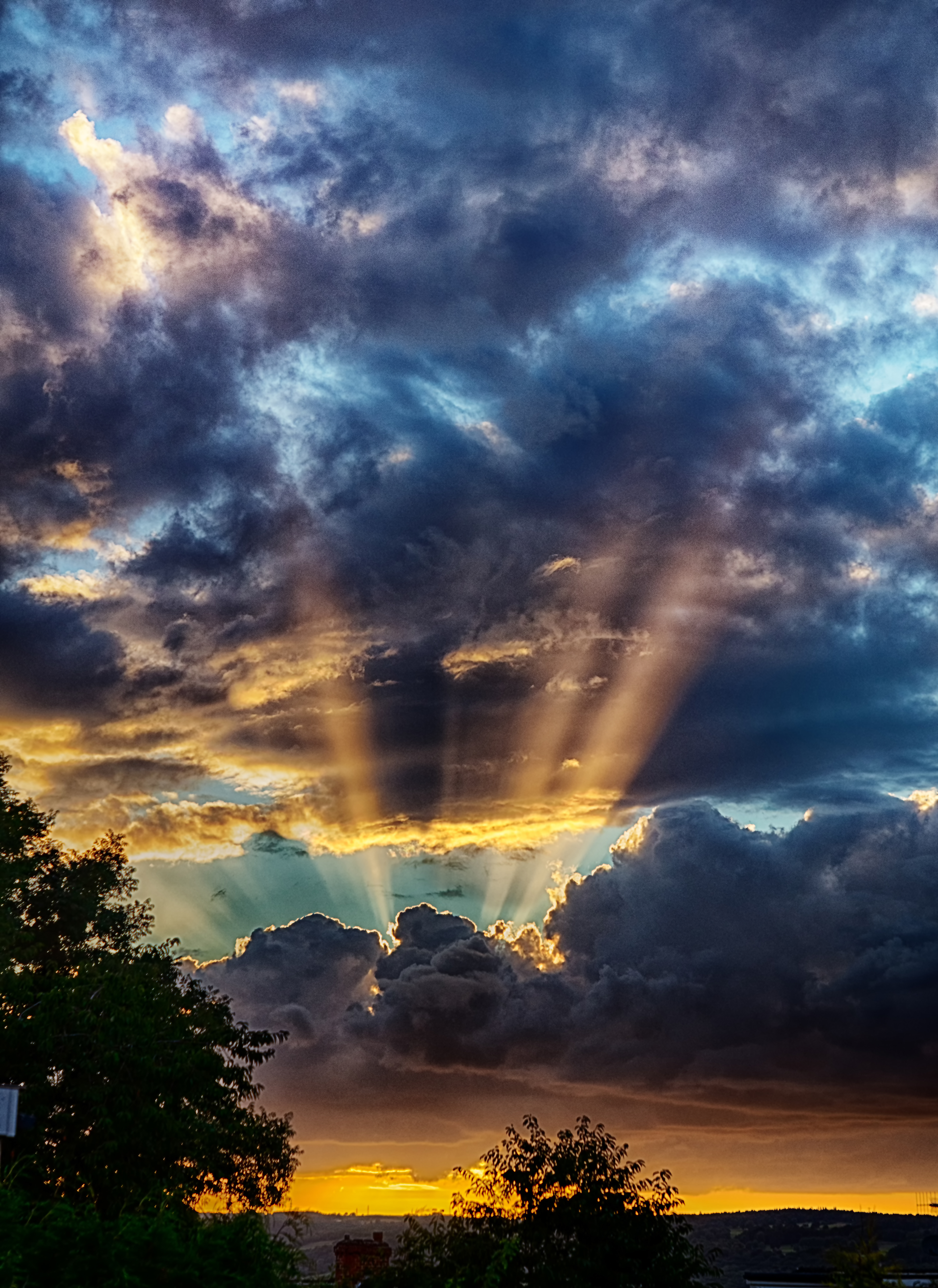 Crepuscular Rays, Airedale - 9468