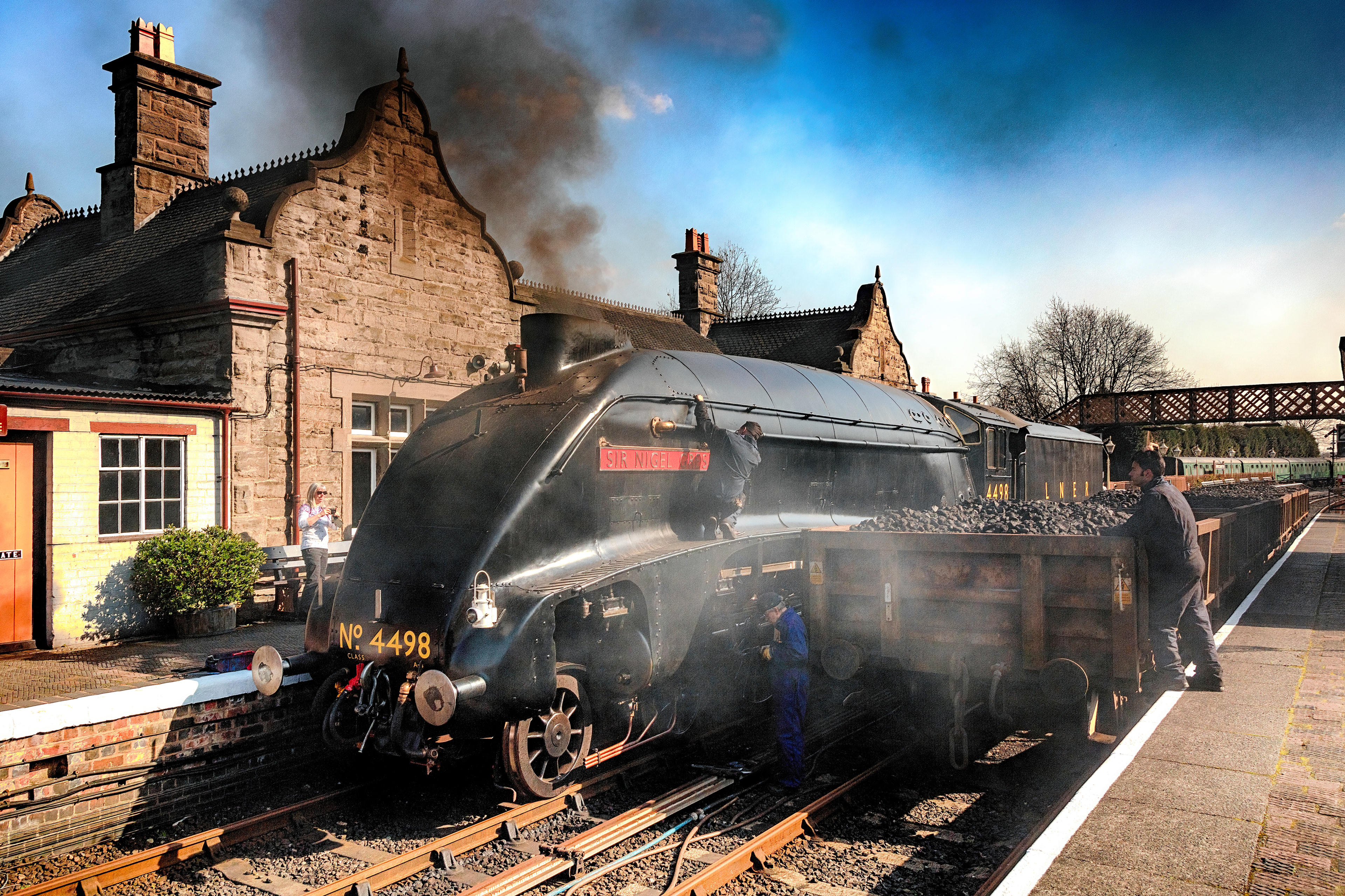 Sir Nigel Gresley visits Bridgnorth
