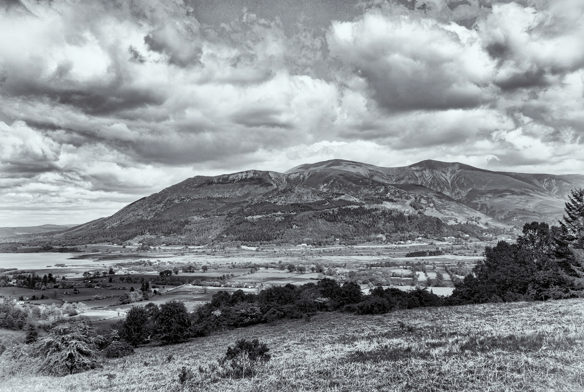 Found in the north west corner of the English Lake District National Park the mountain of Skiddaw is one of the most dramatic of park's peaks.