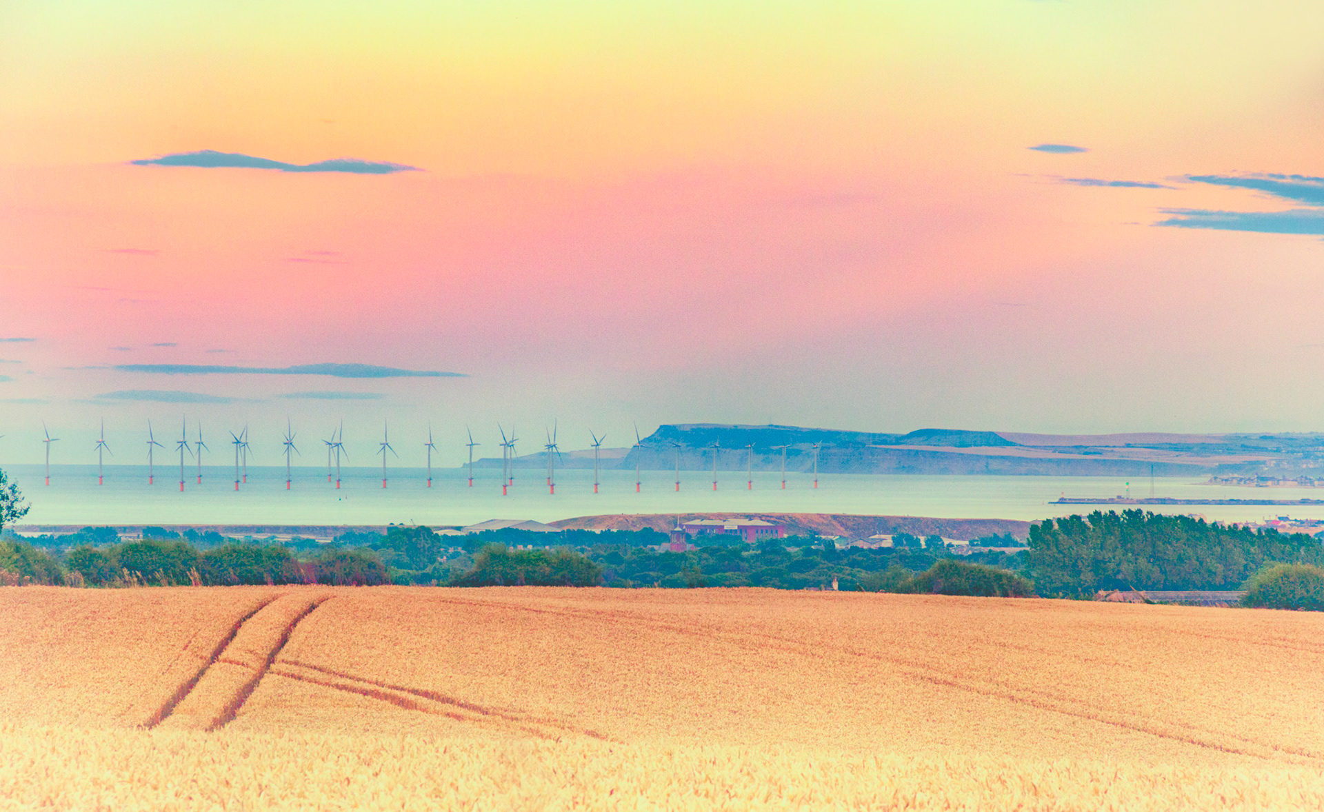 Twilight over Tees Bay