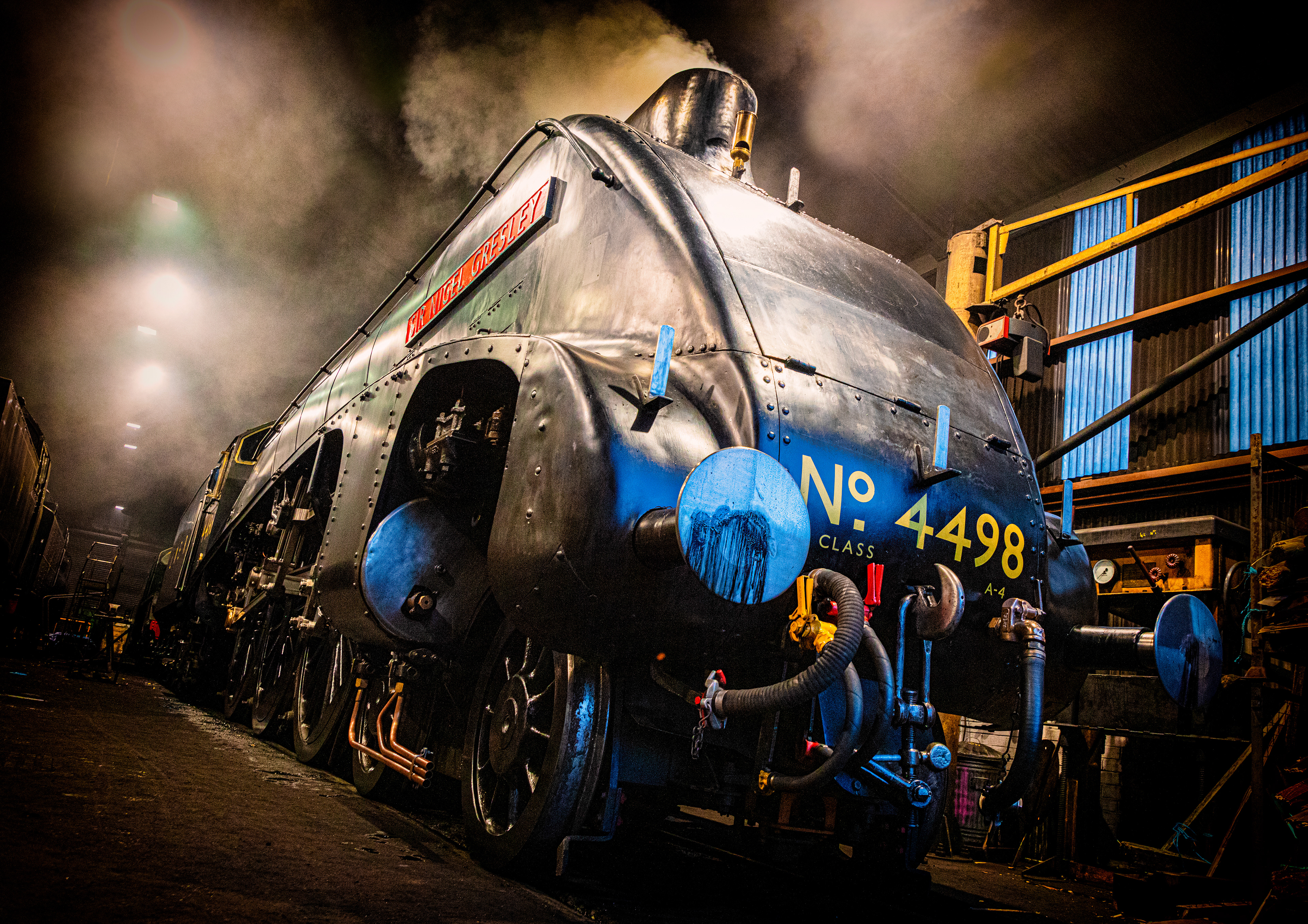 SNG 4498 Warming Up - Grosmont - 8622