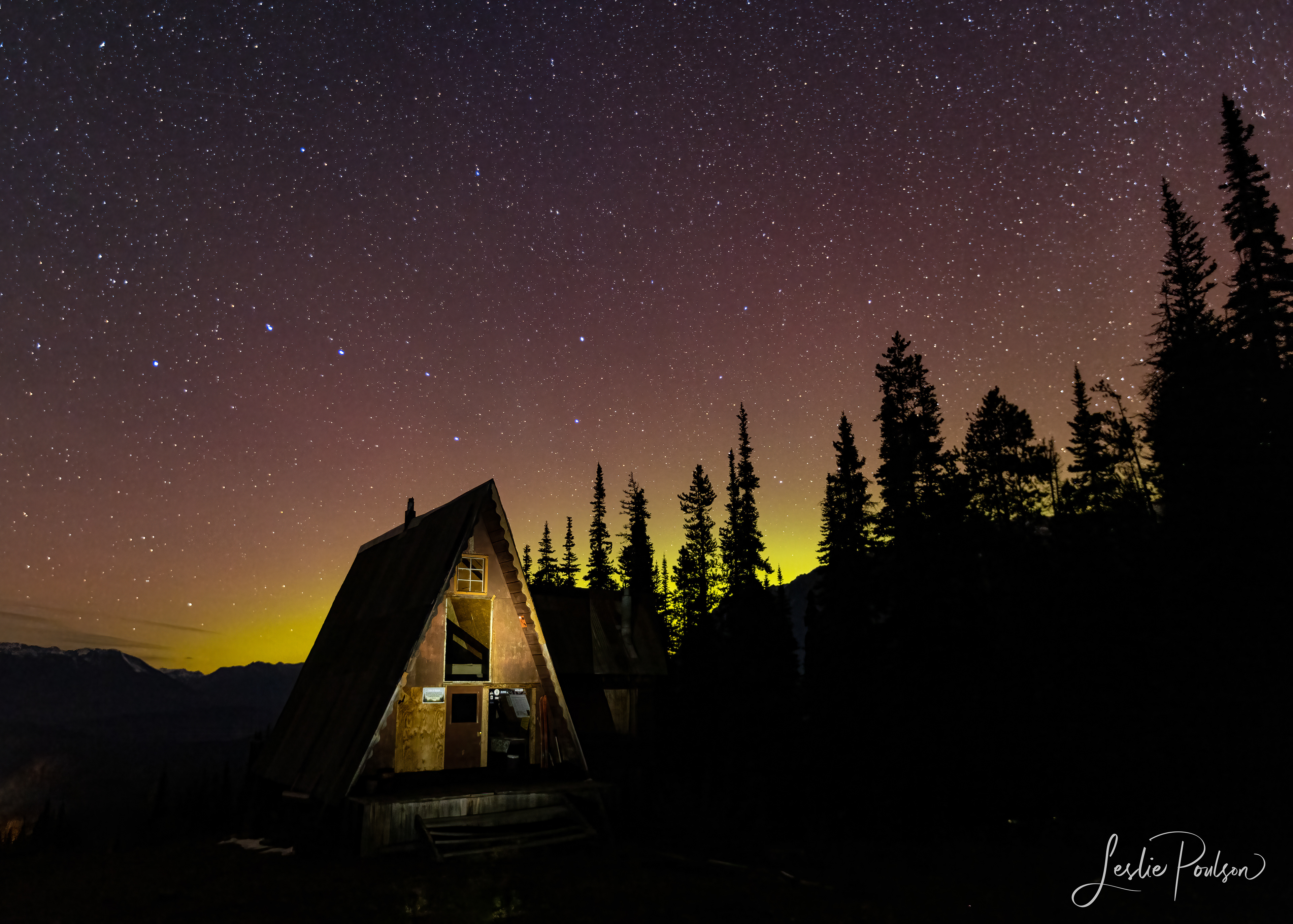 Northern Lights at the Cabin - Canada