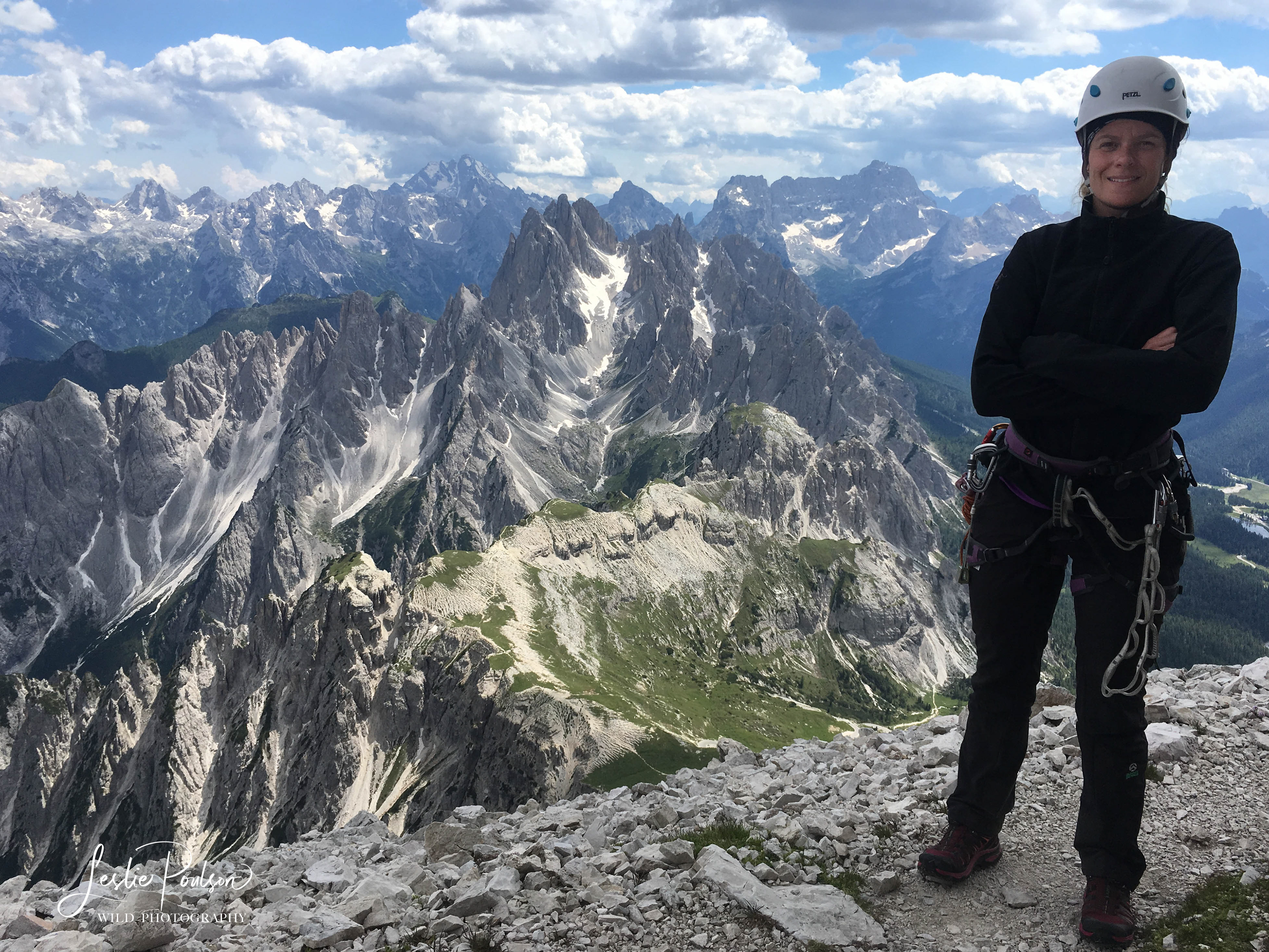 Rock climbing in Italy