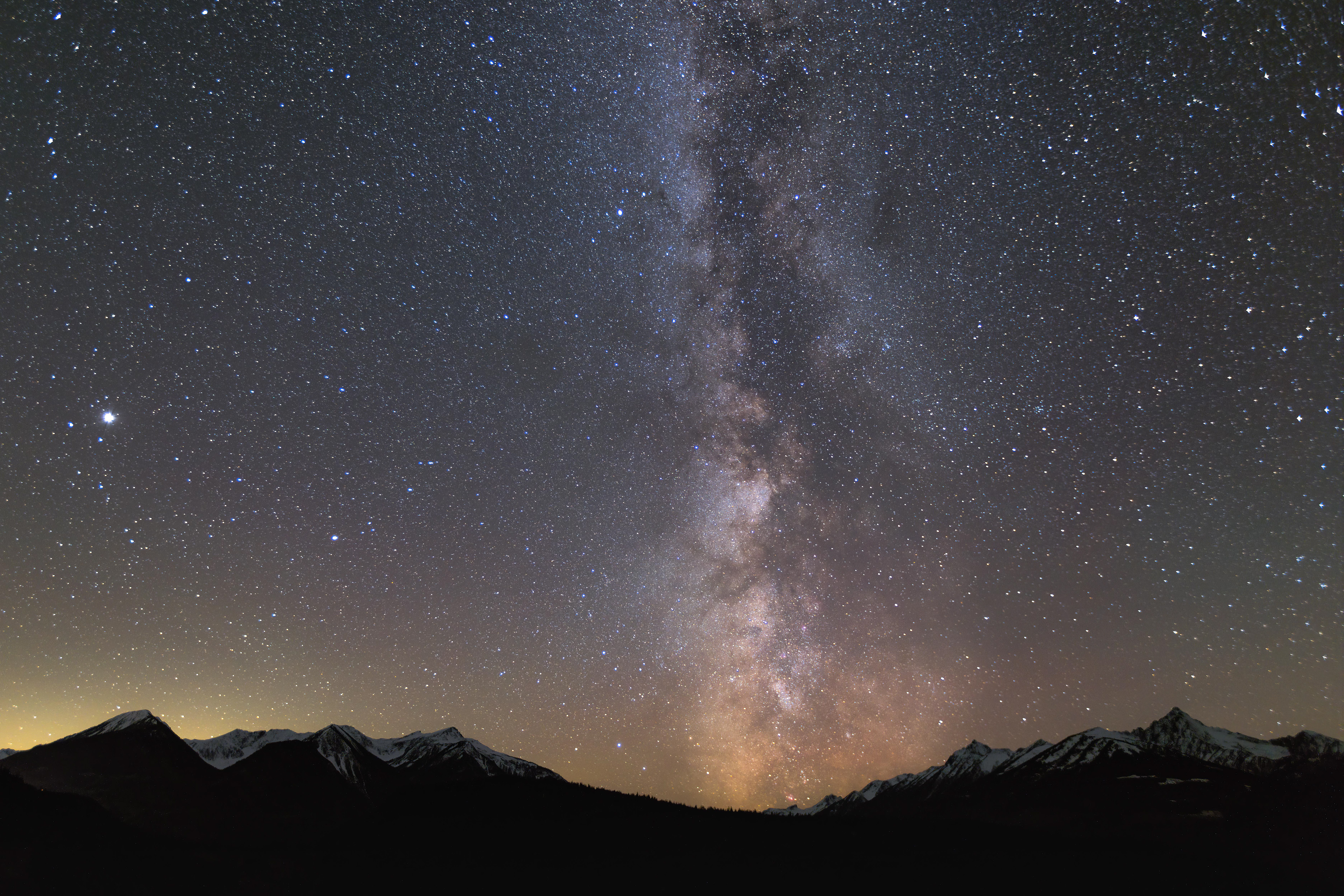 Milky Way in the Mountains - Canada