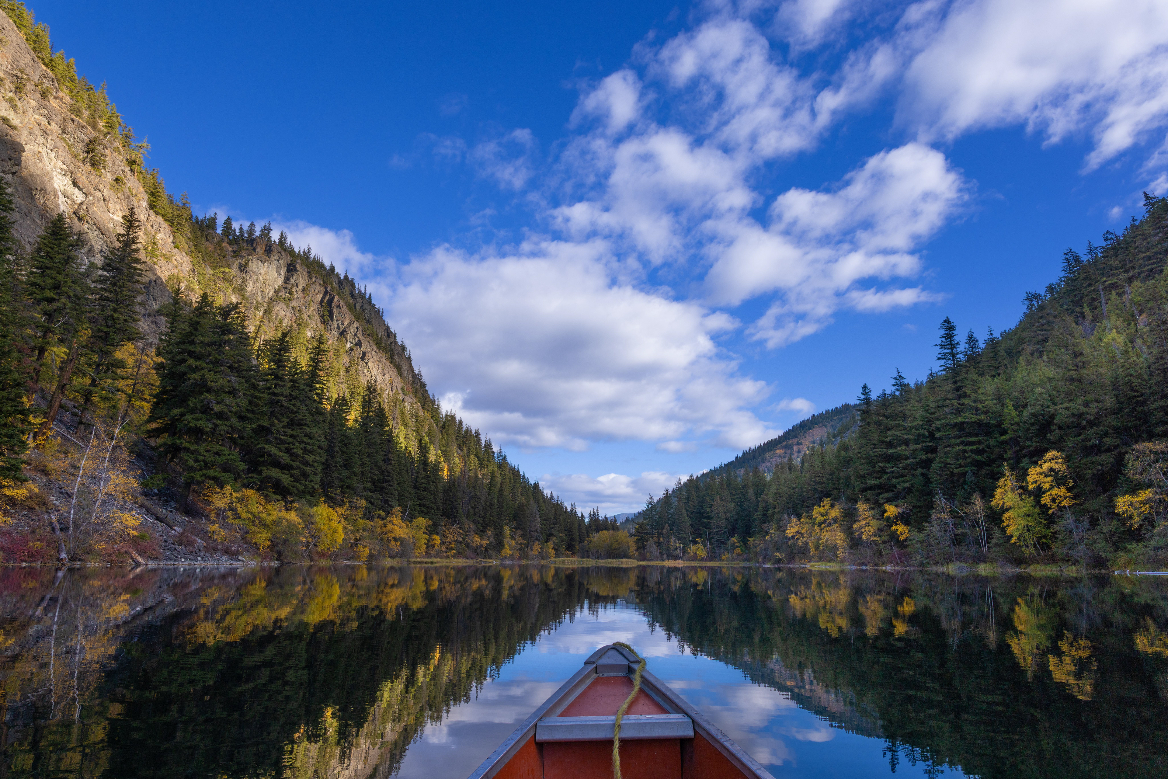 Autumn Canoe - Canada
