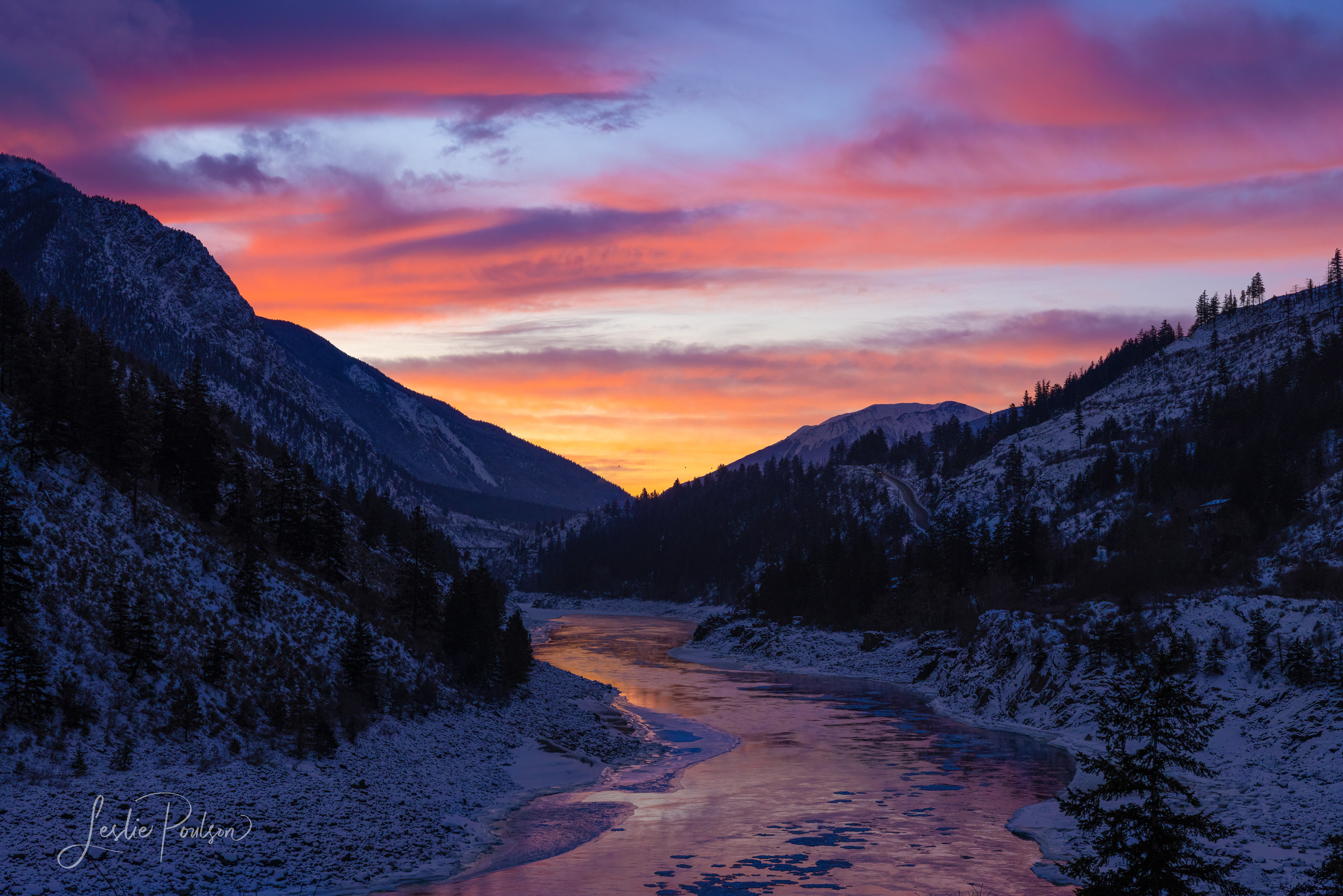 Fraser River Sunrise - Canada