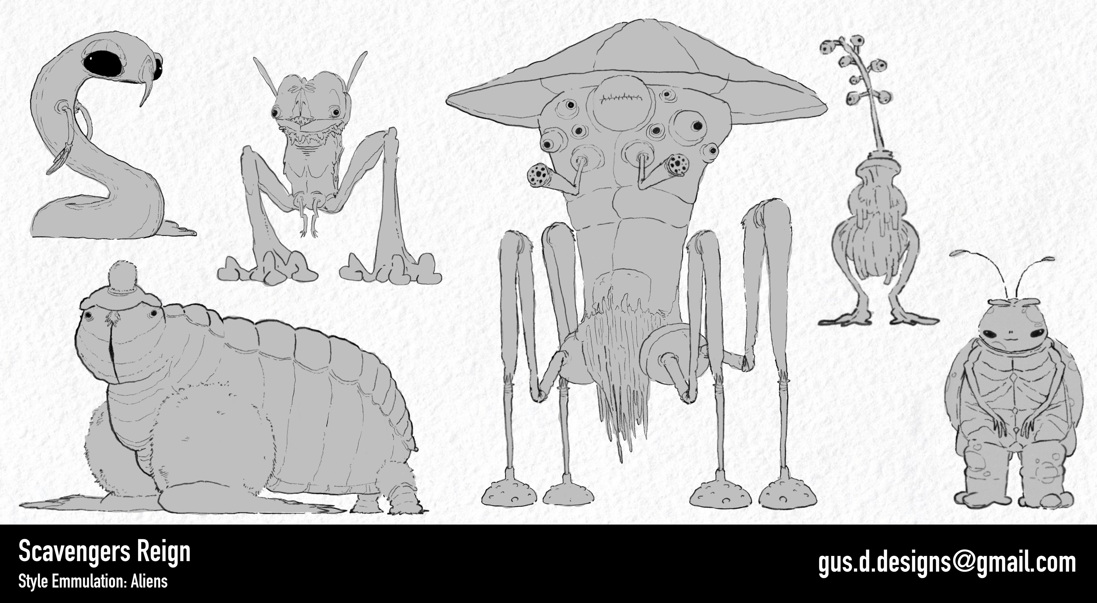 Scavengers Reign: Style Emulation "Aliens" (2025)