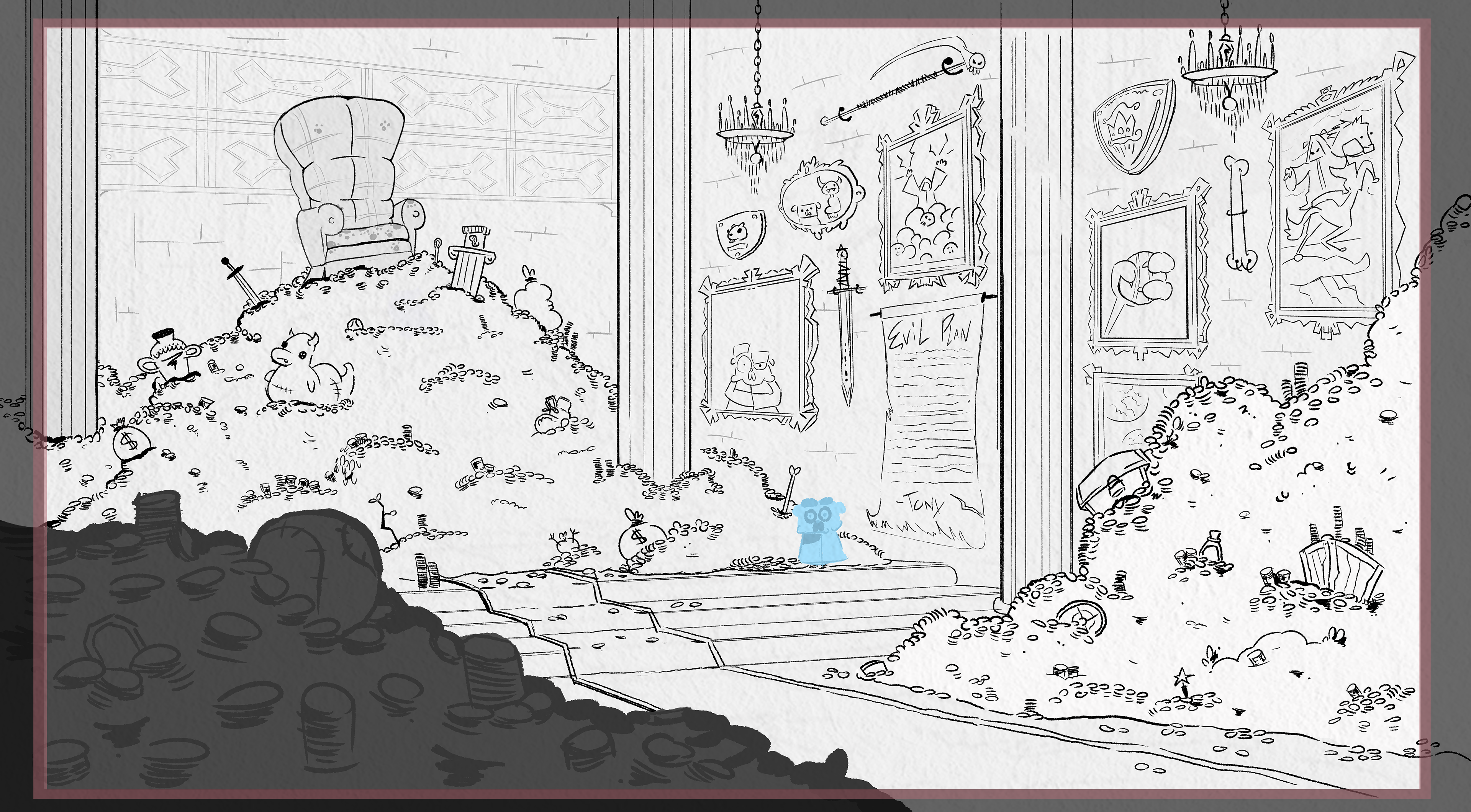 "Ollie's World" Castle Greypug Throne Room (2024)