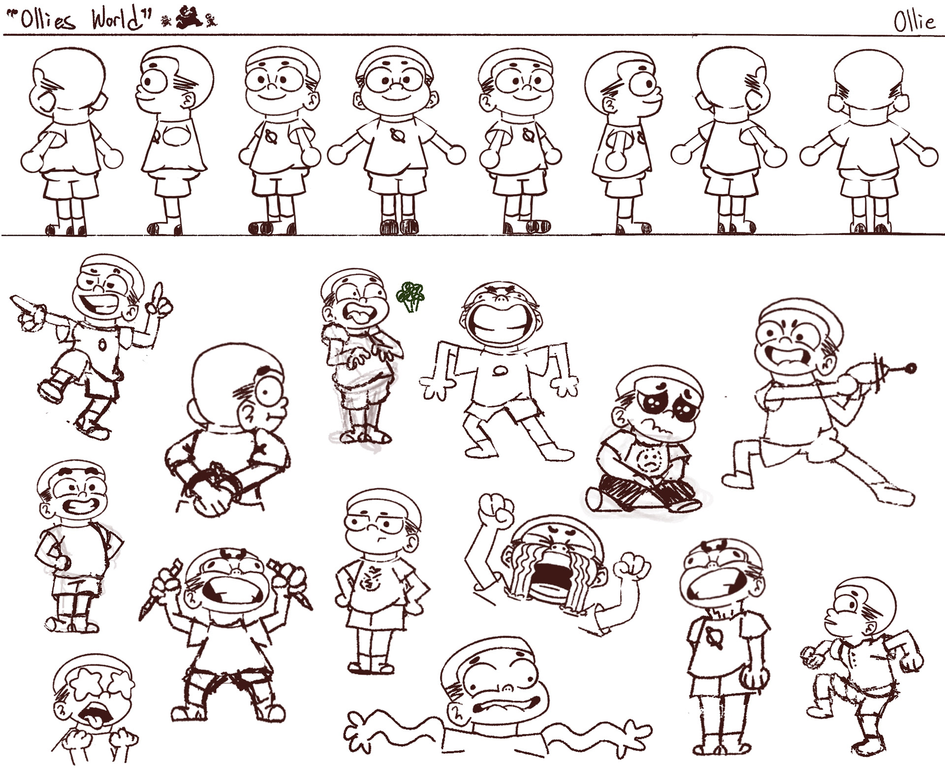 "Ollie's World" Ollie Model Sheet (2025)