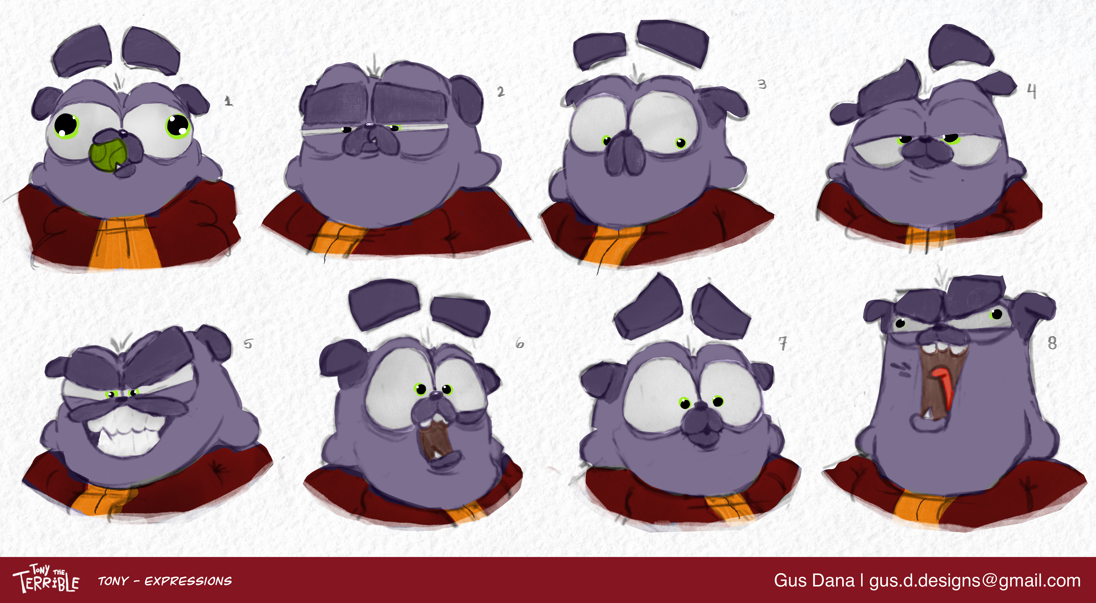 " Tony The Terrible " Expressions (2025)