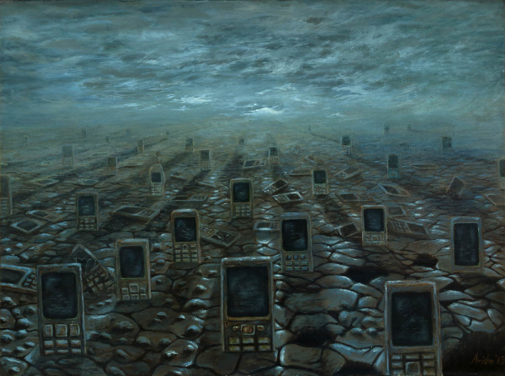 Fading Away - oil on canvas