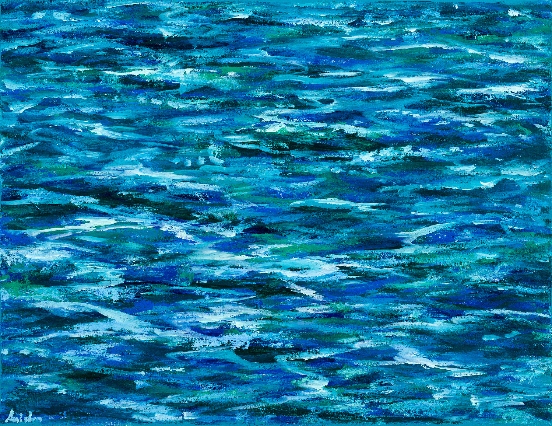 The Ocean - 2020 - oil on linen
