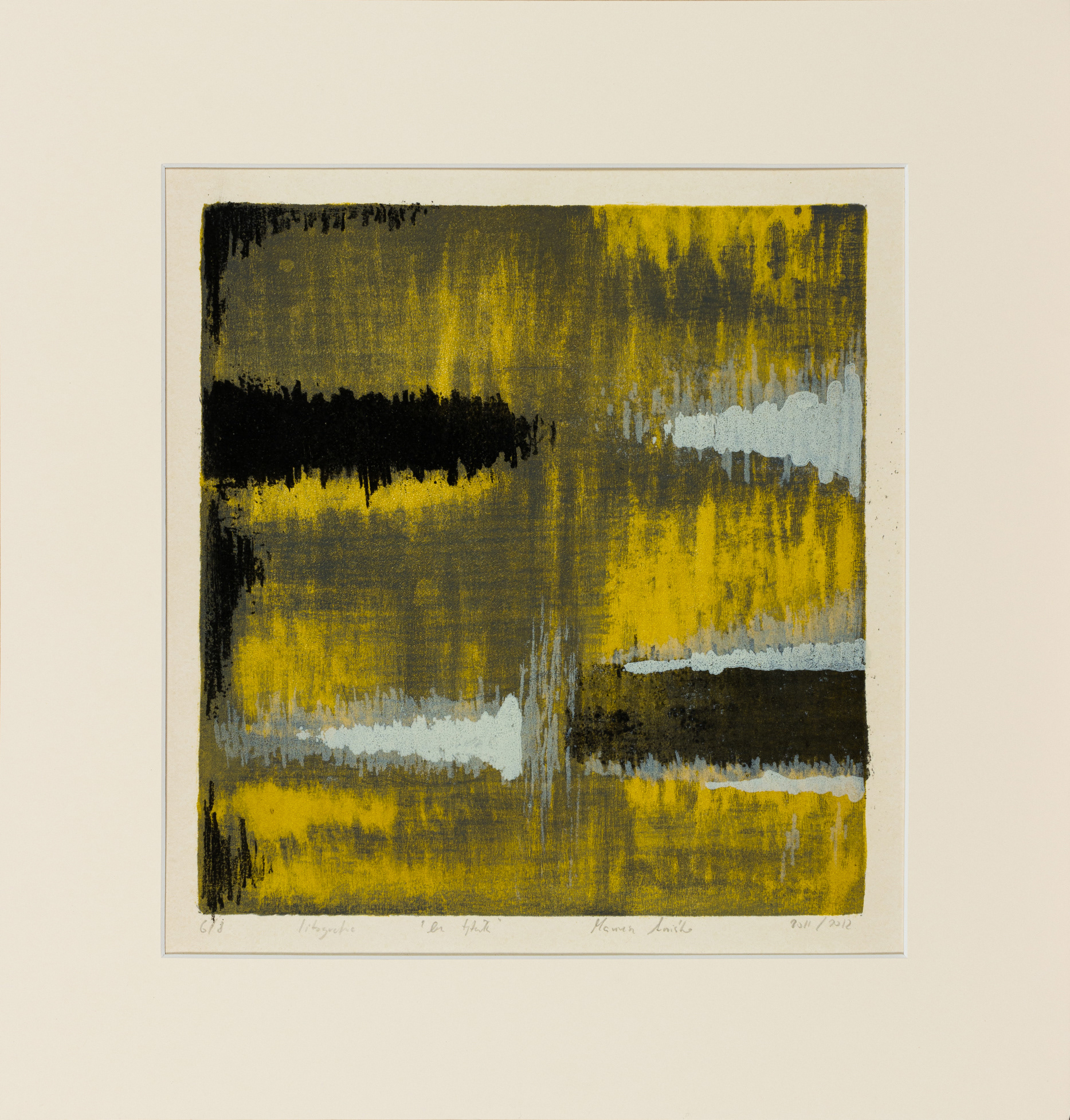 Sound Waves 02 - 2012 - lithograph on paper