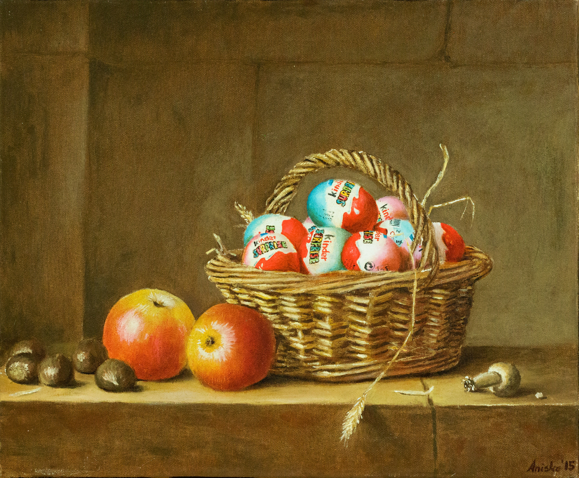Basket of Eggs - 2015 - oil on canvas