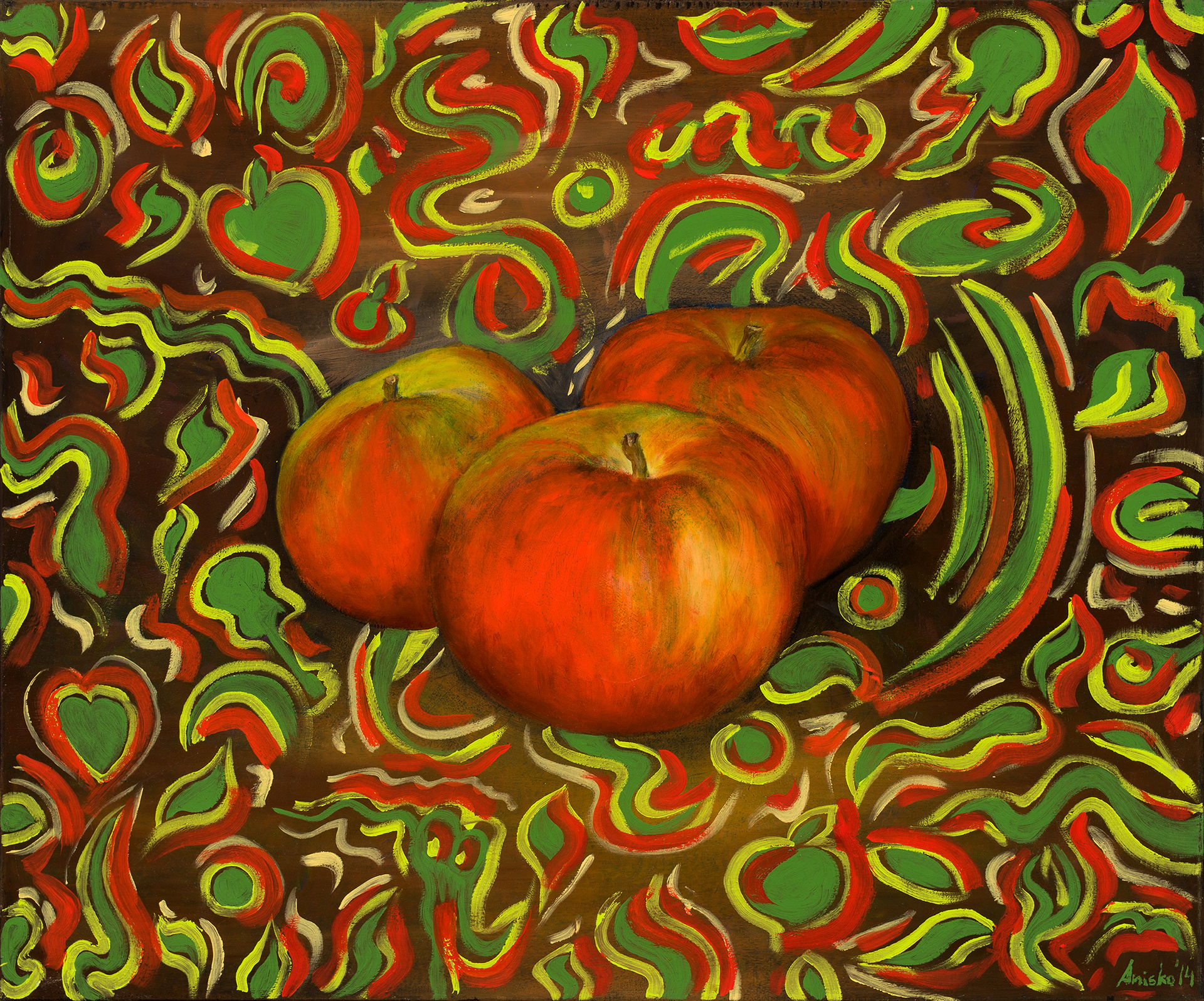 Apples - 2014 - oil on canvas