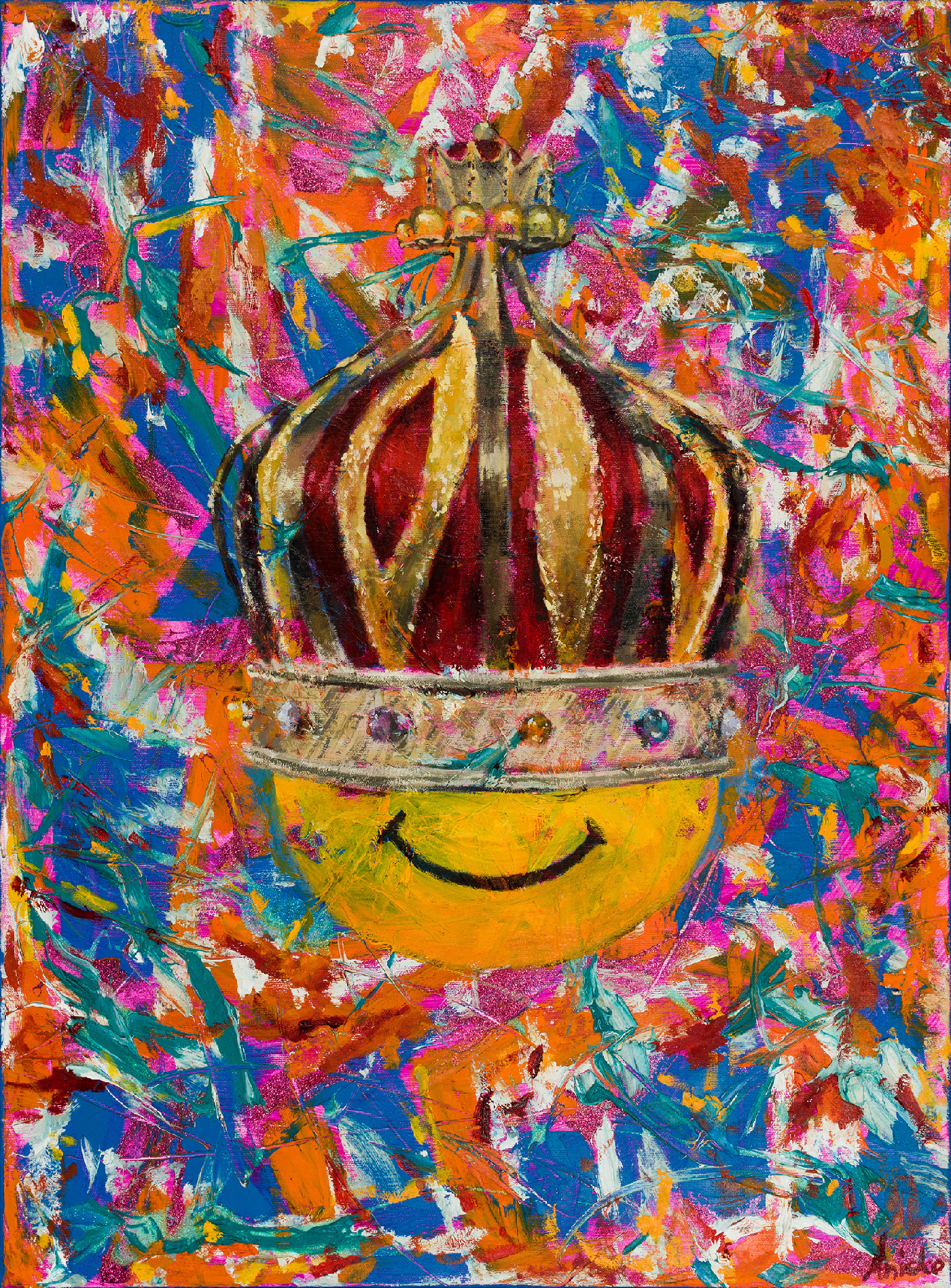 Easy Like Sunday Morning - 2019 - oil and plastic on canvas