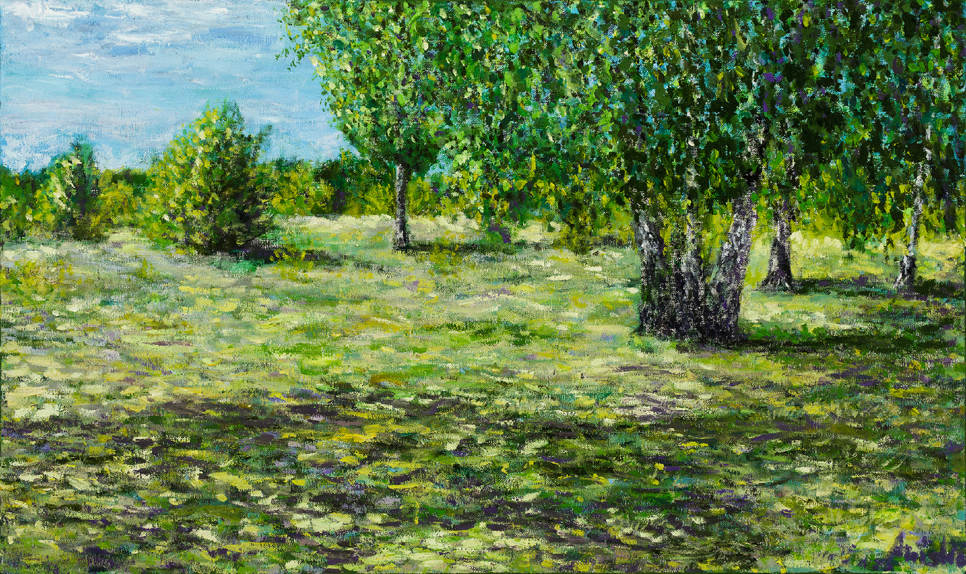 Forest of Angels - 2020 - oil on linen