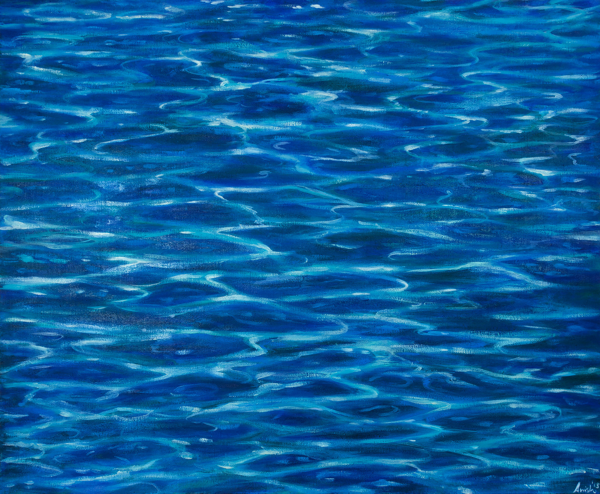 Sea - 2018 - oil on linen