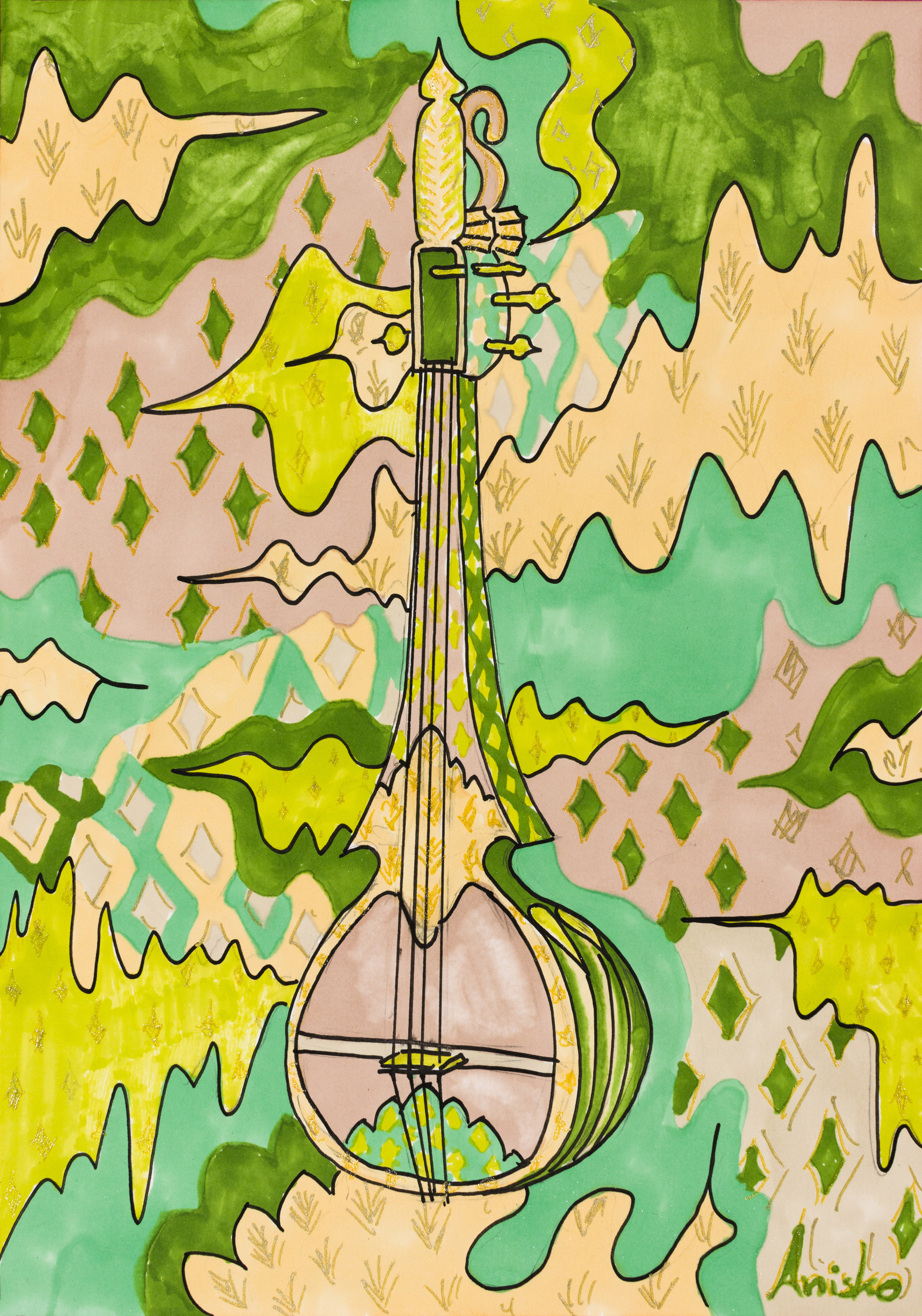 Rabab - 2022 - ink on paper