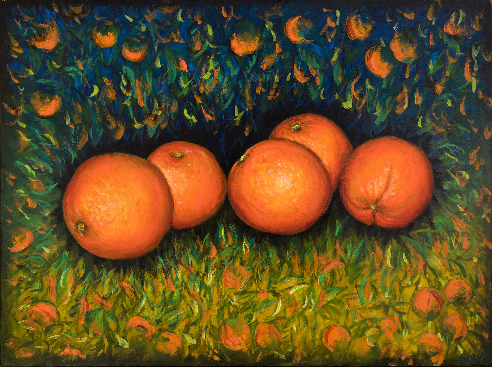 Oranges - 2014 - oil on canvas