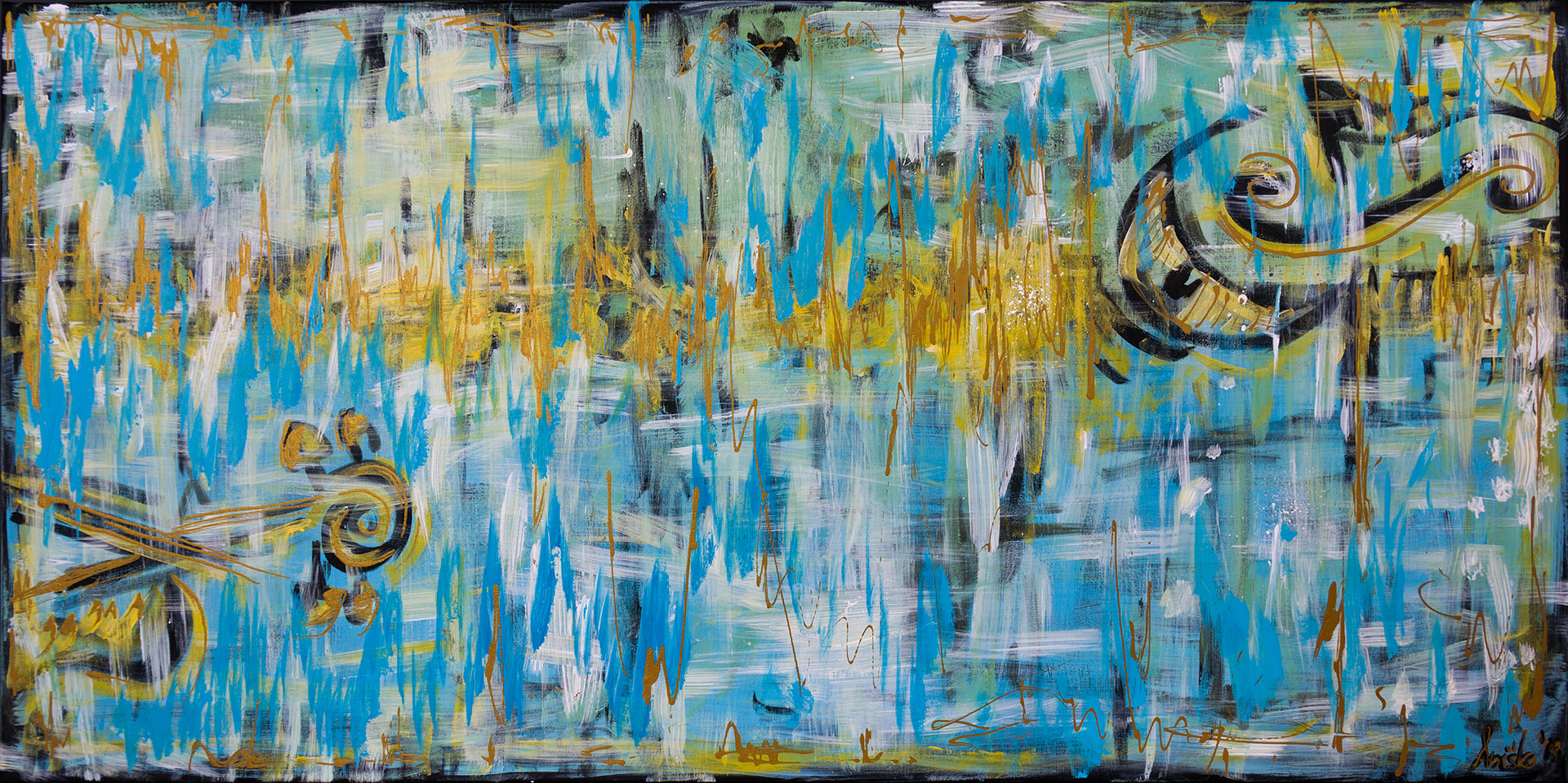 Cello - 2019 - acrylic on canvas