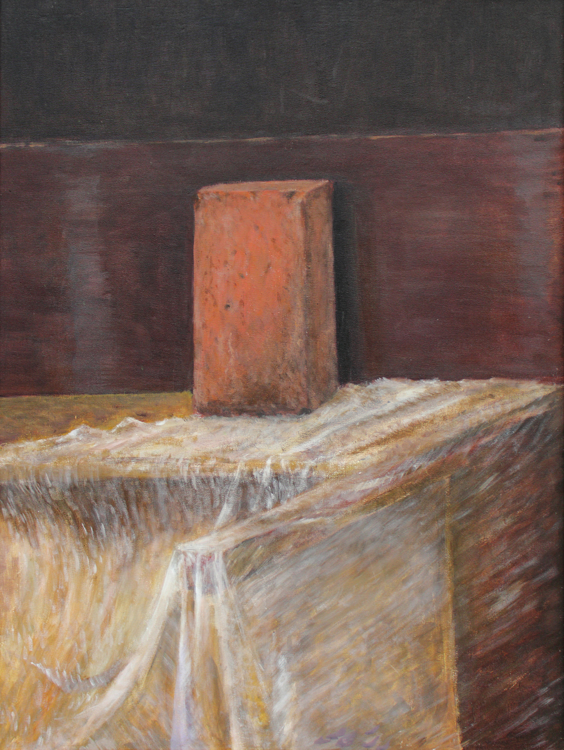 Brick - 2011 - acrylic on HDF mounted linen
