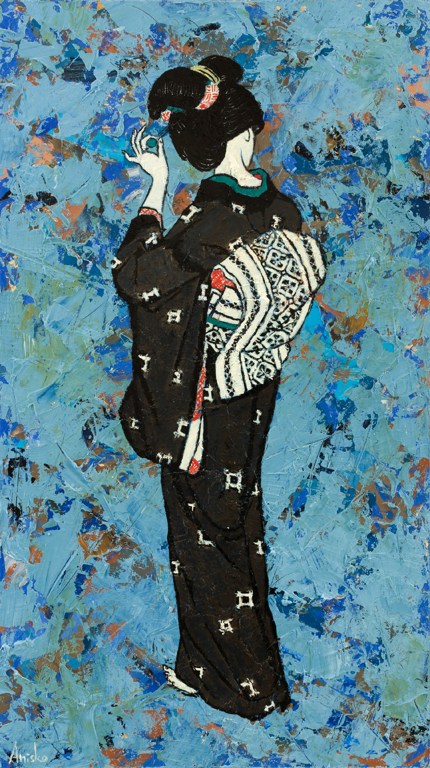 Summer Rain - 2023 - oil on MDF panel