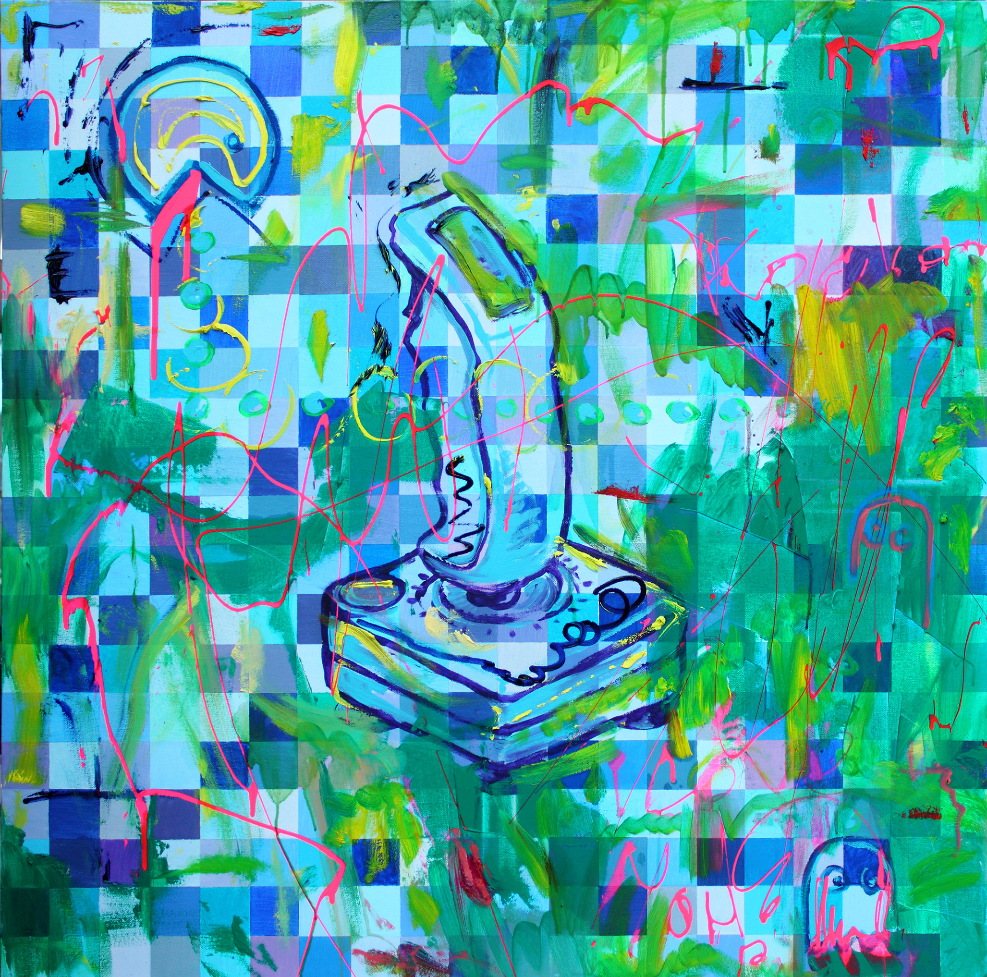 Joystick - 2017 - oil and acrylic on canvas