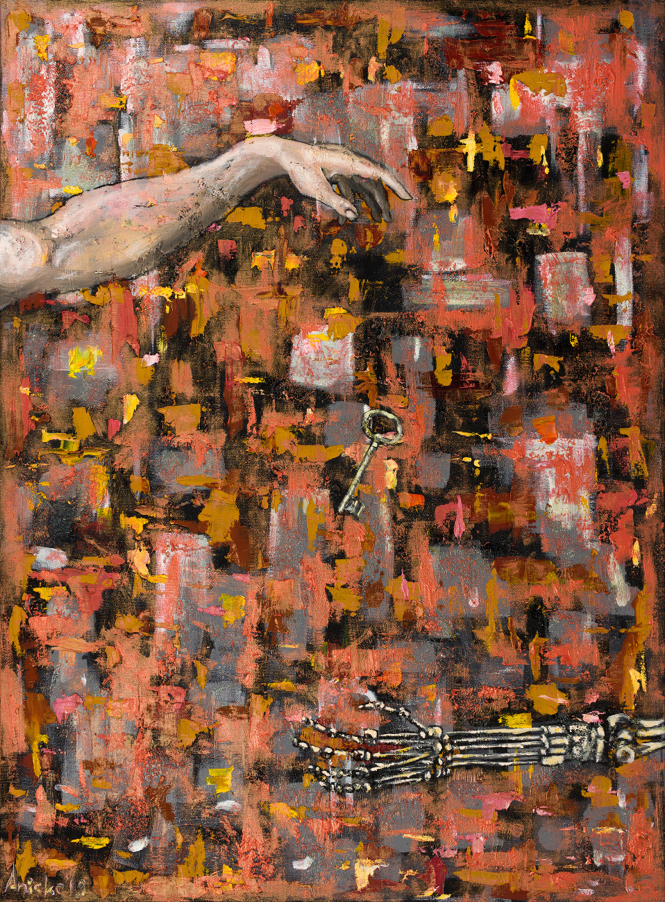 Into The Void - oil and acrylic on canvas