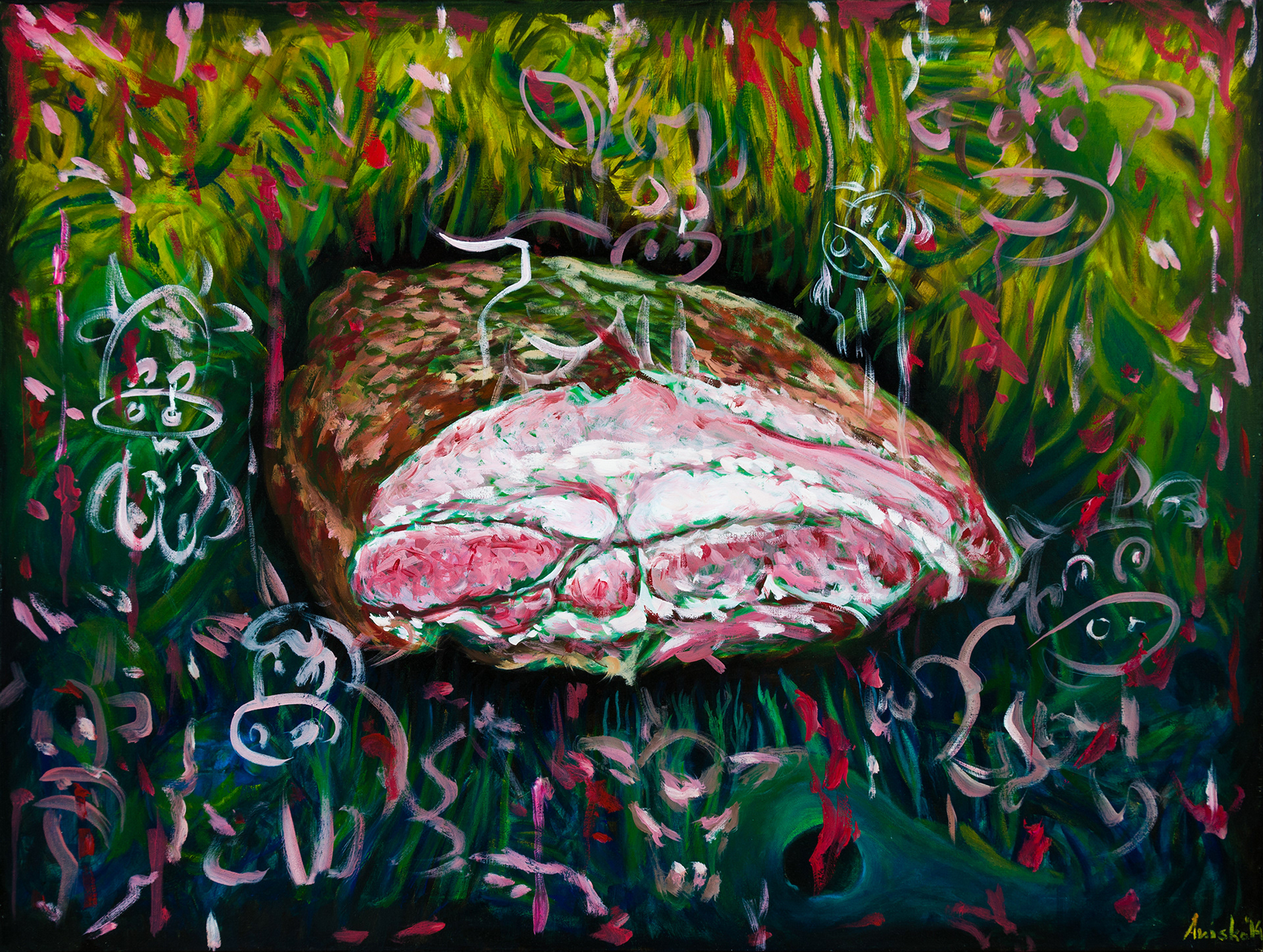 Meat - 2014 - oil on canvas