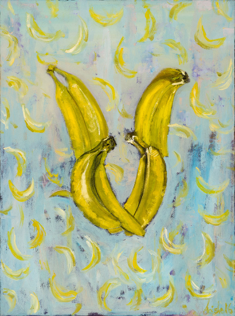 Vegan Shift - oil on canvas