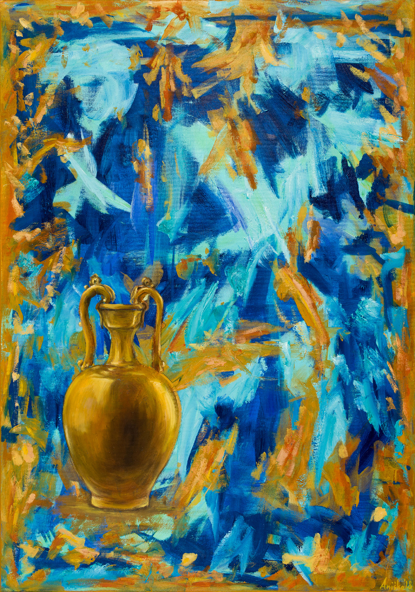 Age of Aquarius - 2018 - oil and acrylic on canvas