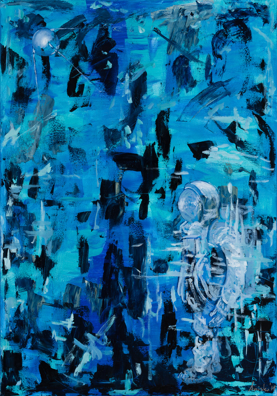 Space Oddity - oil on canvas