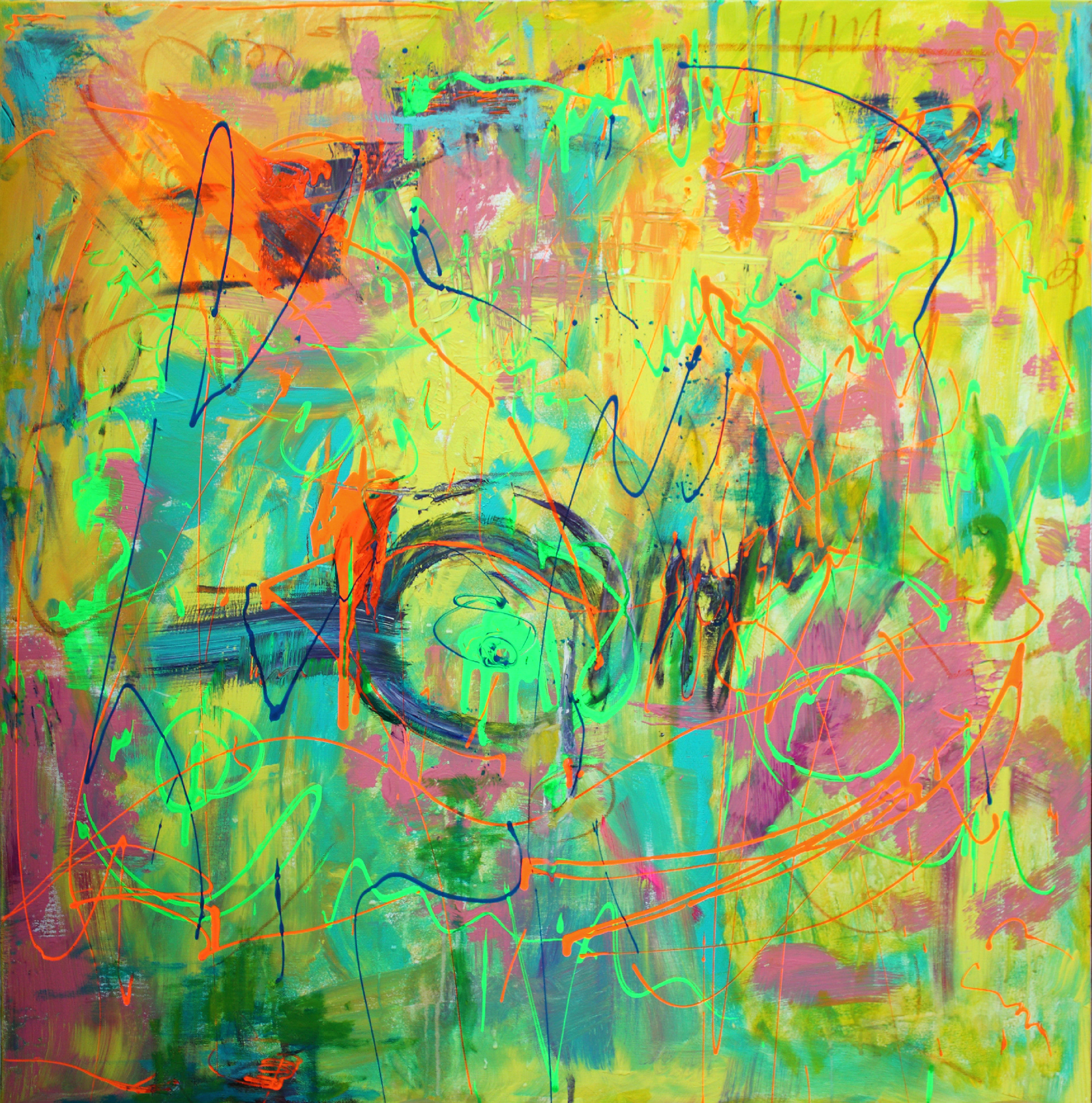 Eye - 2017 - oil and acrylic on canvas ft. Pamela RYs